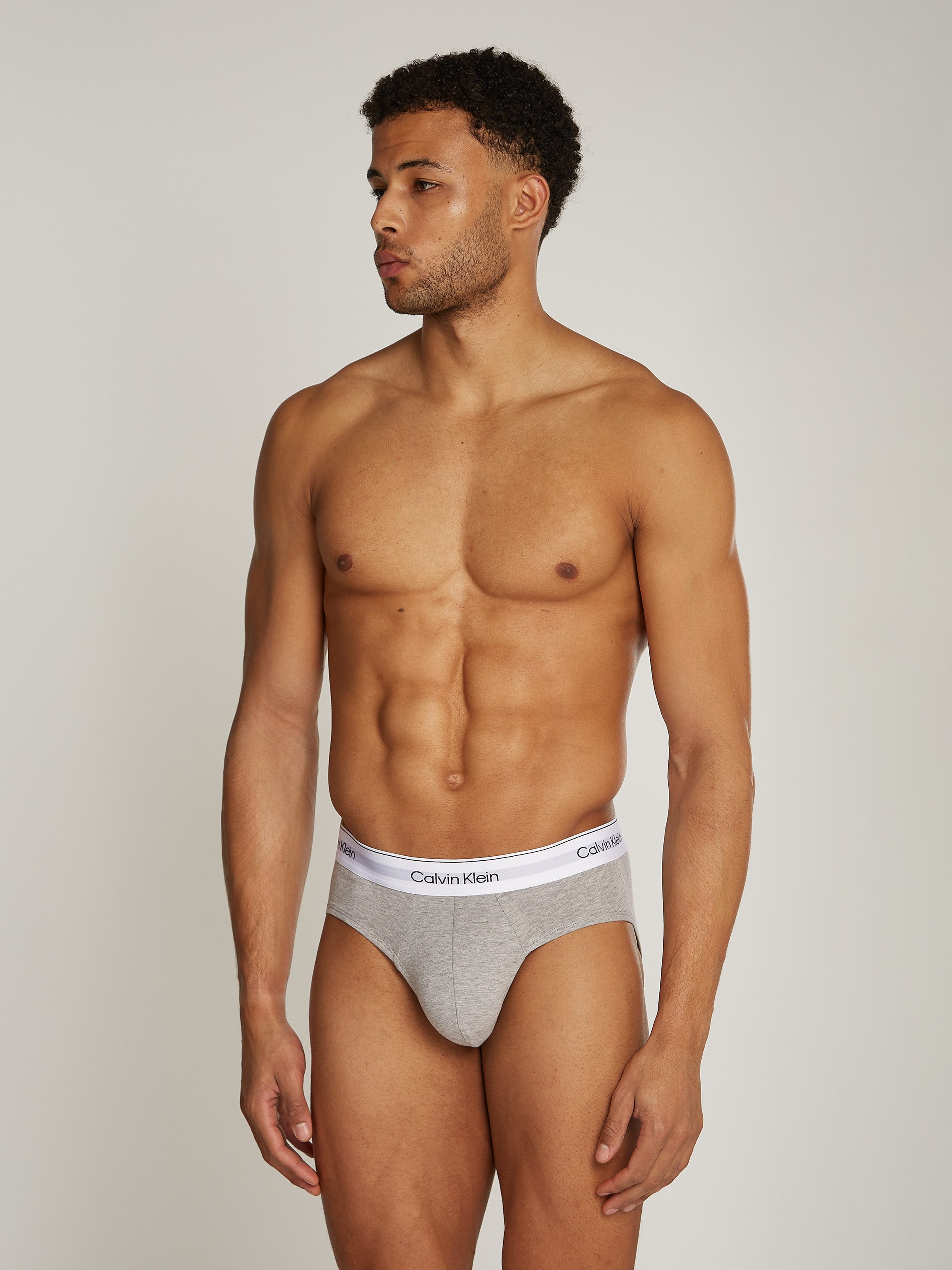 Calvin Klein Hipster HIP BRIEF 3PK met logo-elastische tailleband (3 stuks) (set 3 stuks)
