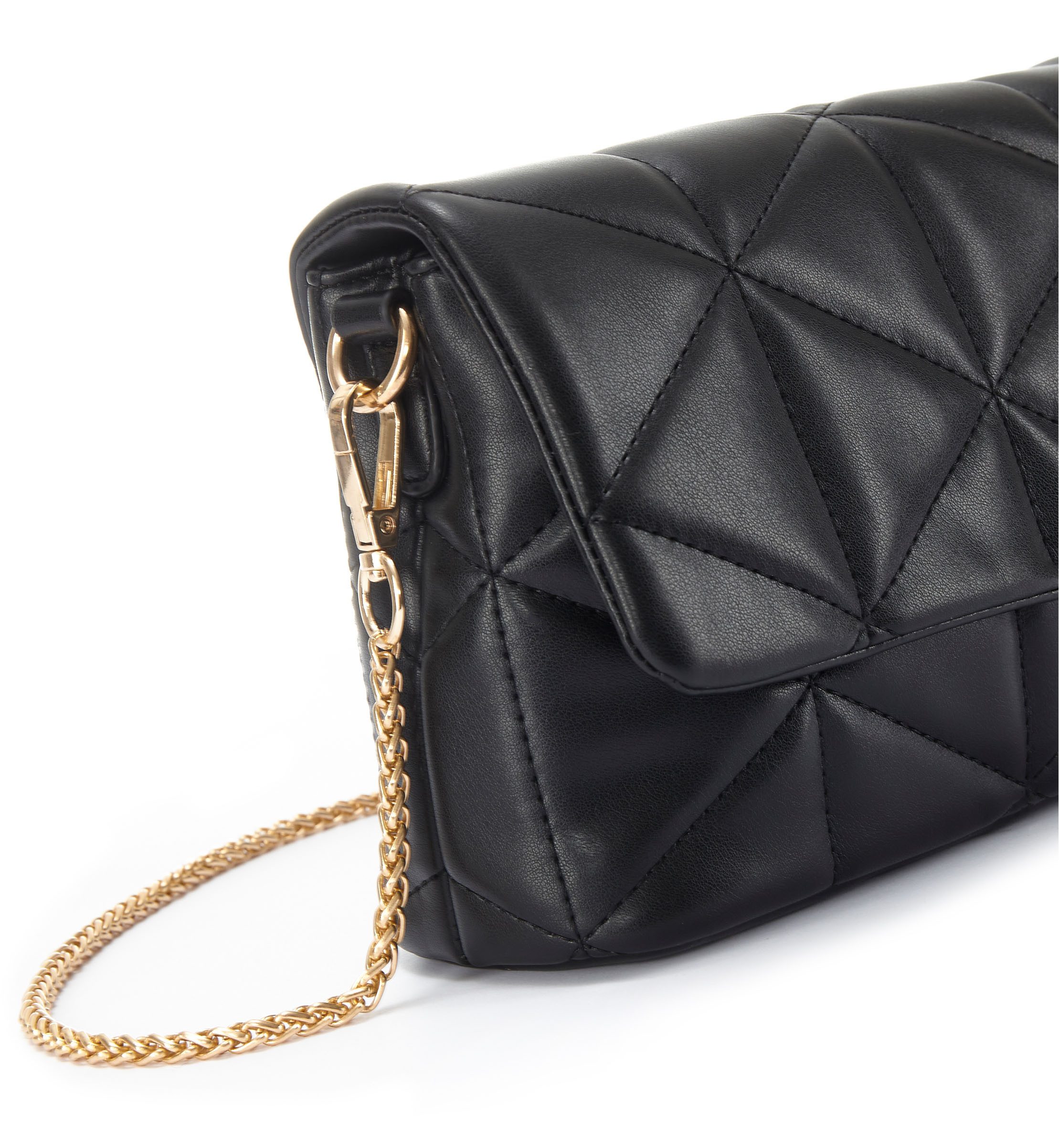 Vivance Schoudertas Minibag met modieuze stiksels, kettingtas, handtas, crossbody tas vegan