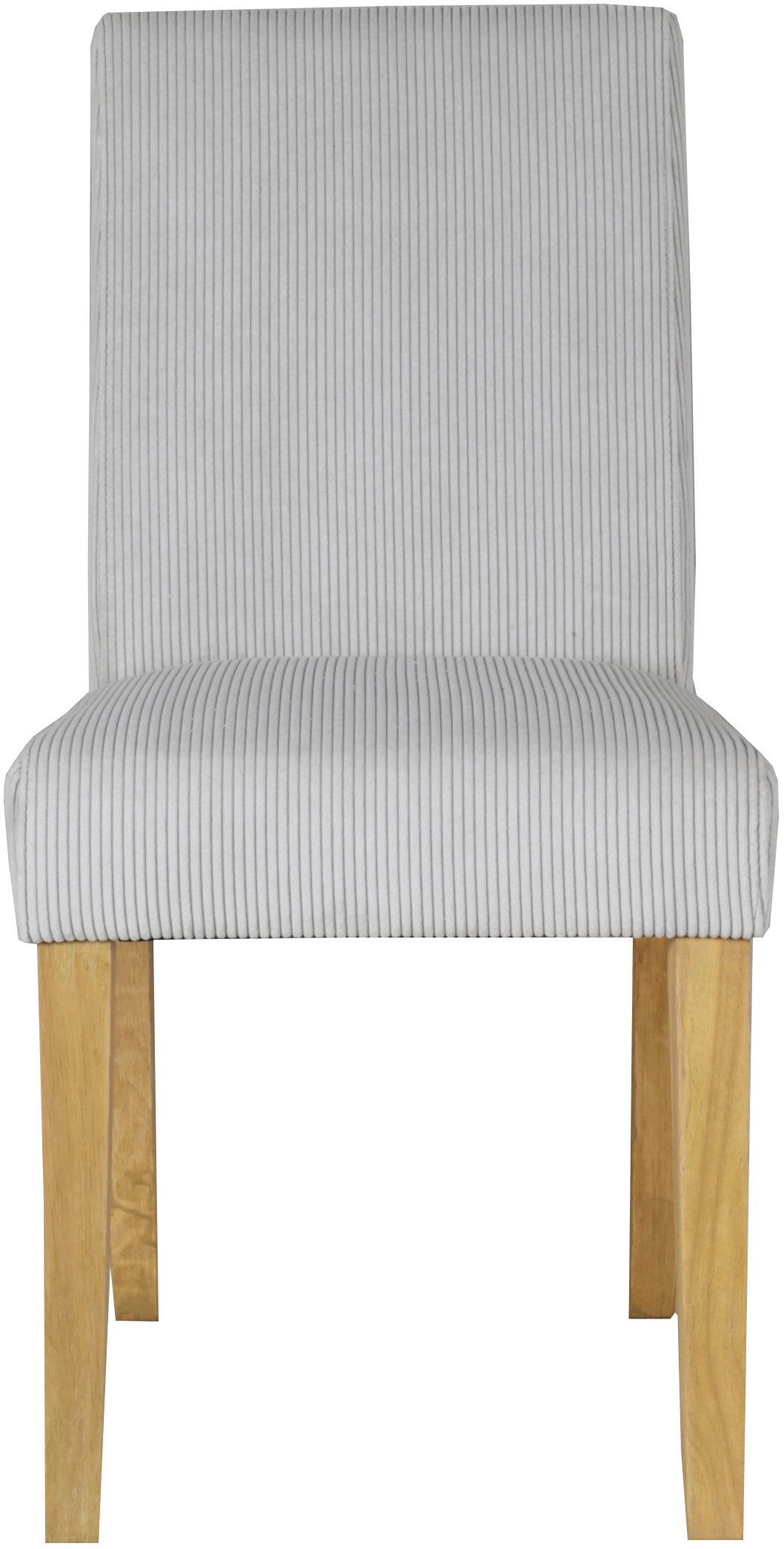 Home affaire Eetkamerstoel Winikon, TOPSELLER! Massief houten frame, moderne cordstof, comfortabel gepolsterd (set)