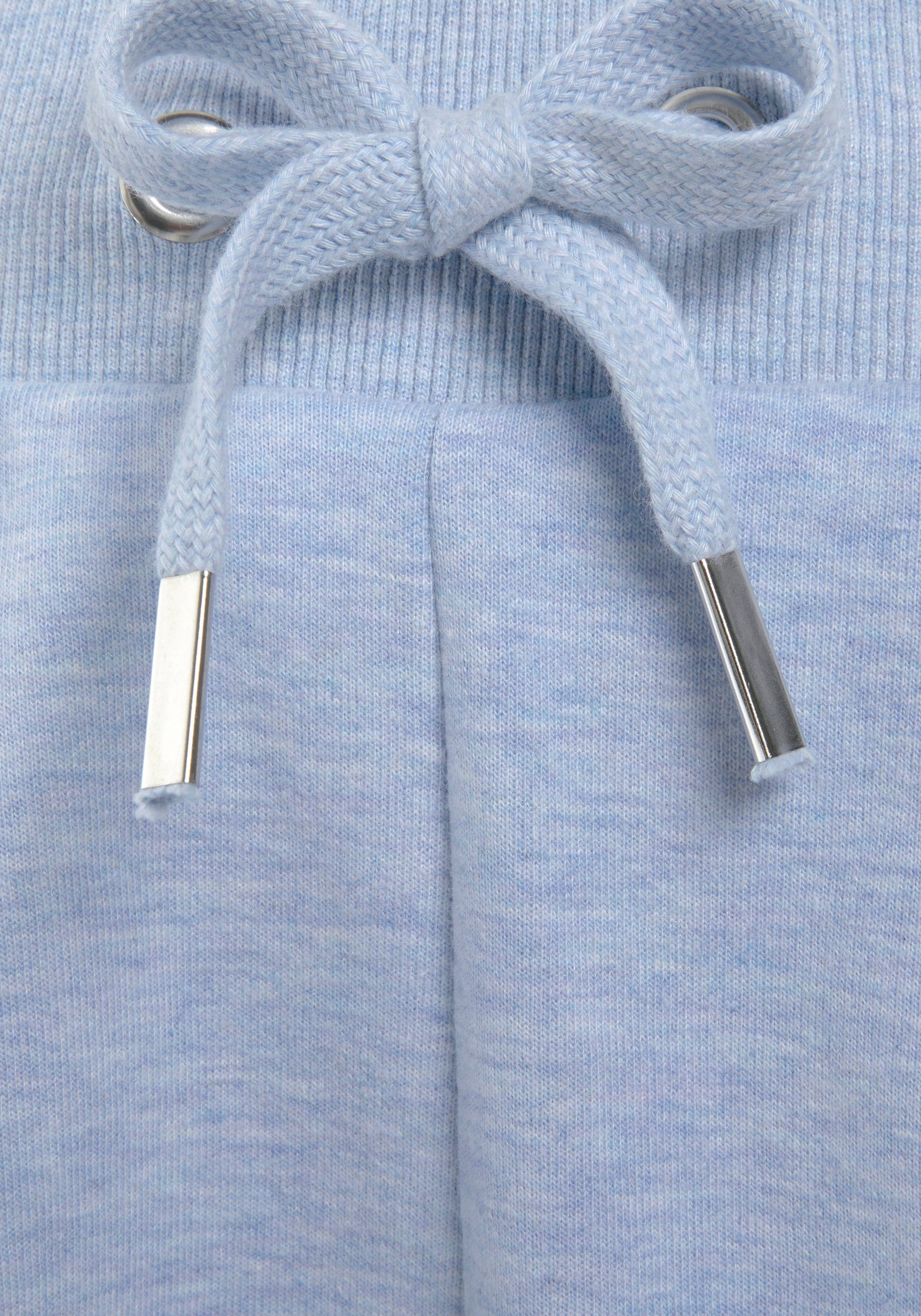 Bench. Loungewear Relaxshorts -sweatshorts, lounge-shorts met kleine glanzende logostiksel, loungewear