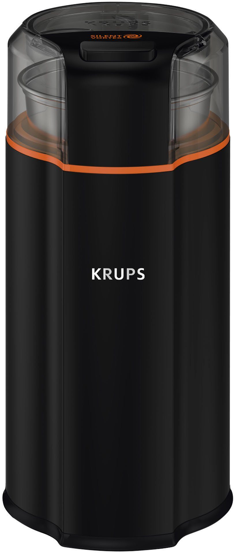 Krups Koffiemolen GX3328 Silent Vortex krachtig, efficiënt, superstil, voor 12 kopjes, 3-in-1-maalwerk