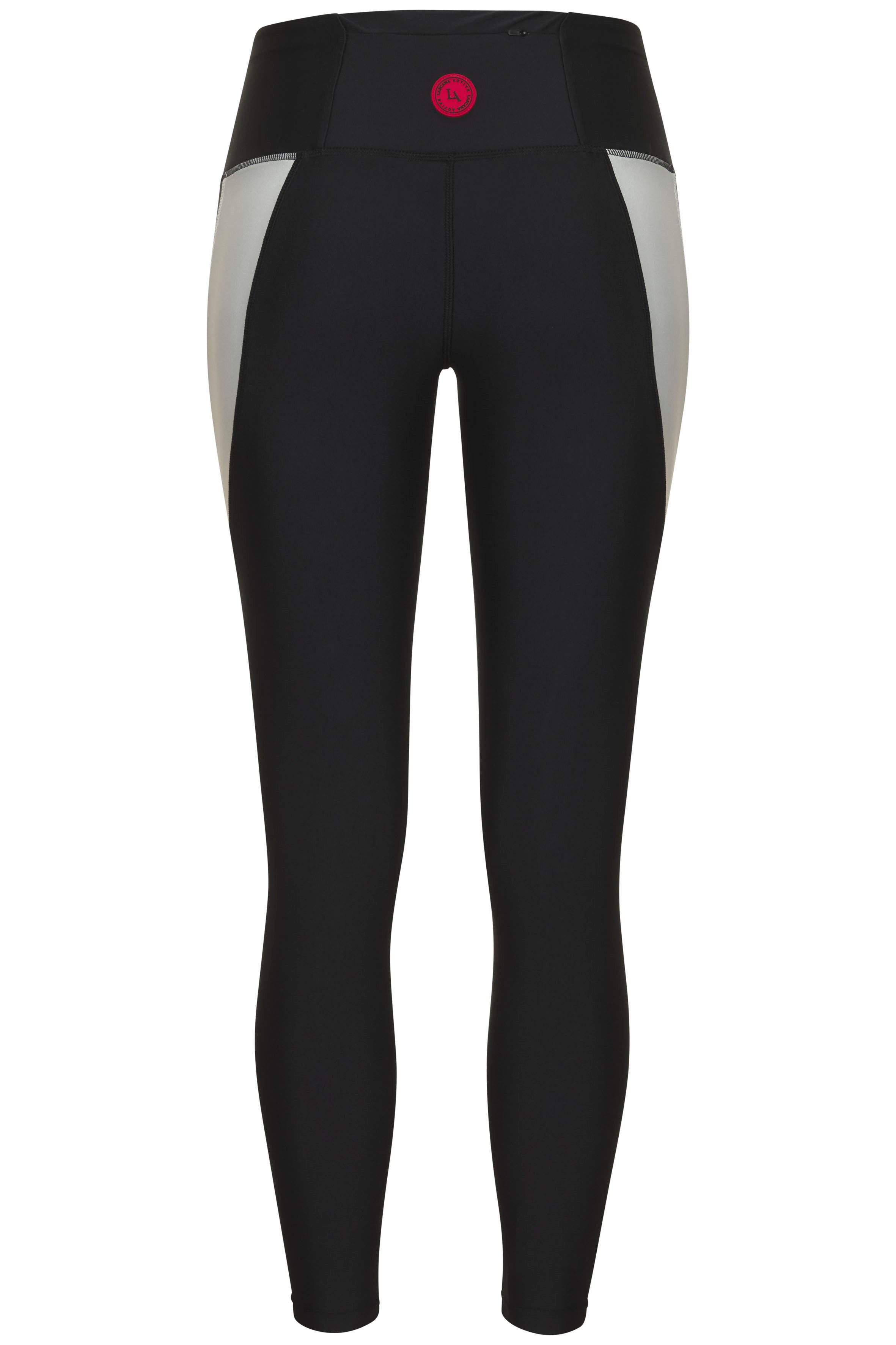active by Lascana Legging Logo-badge en ritszak op de achterkant