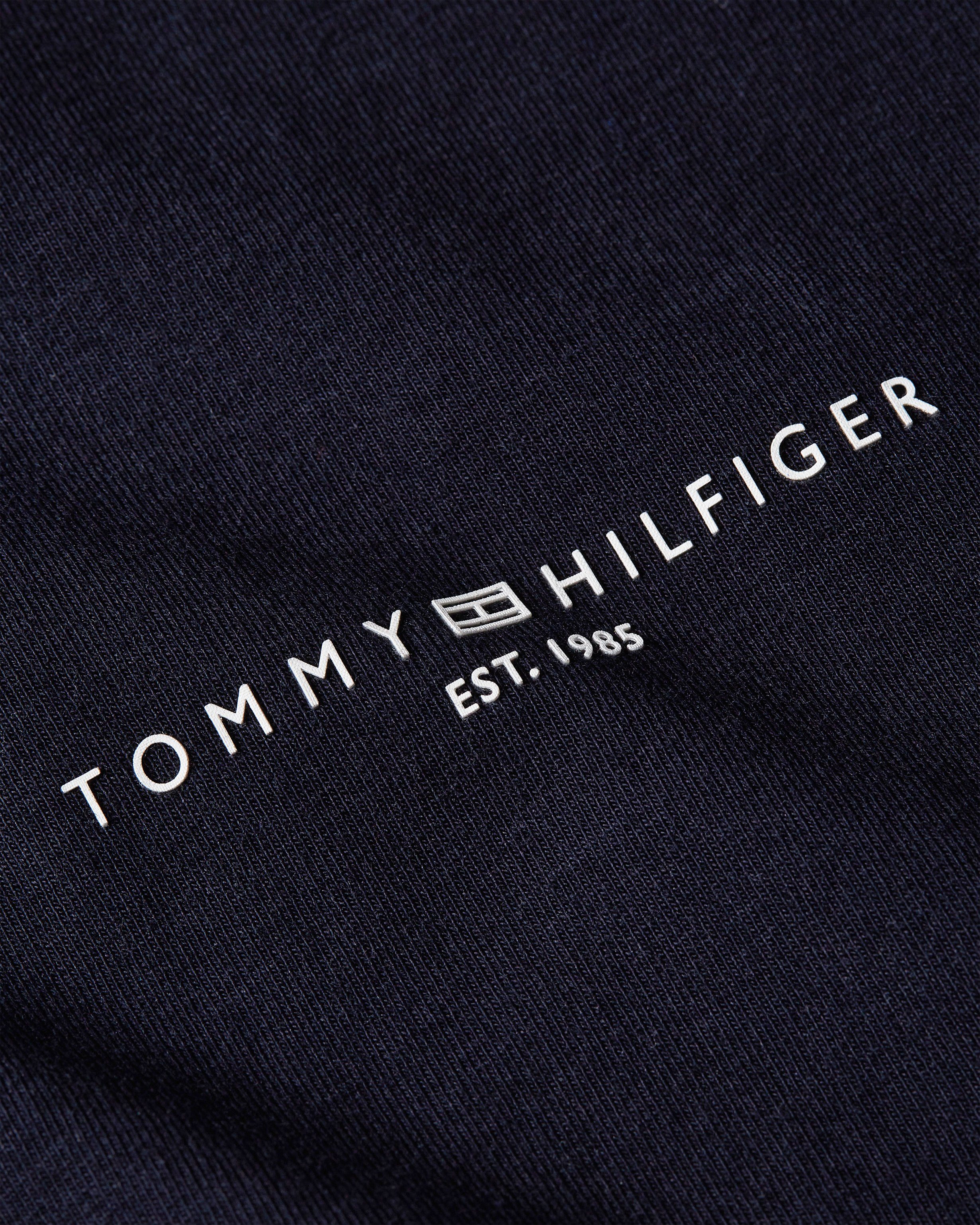 Tommy Hilfiger Shirt met lange mouwen 1985 REG MINI CORP LOGO C-NK LS met logo opschrift op borsthoogte