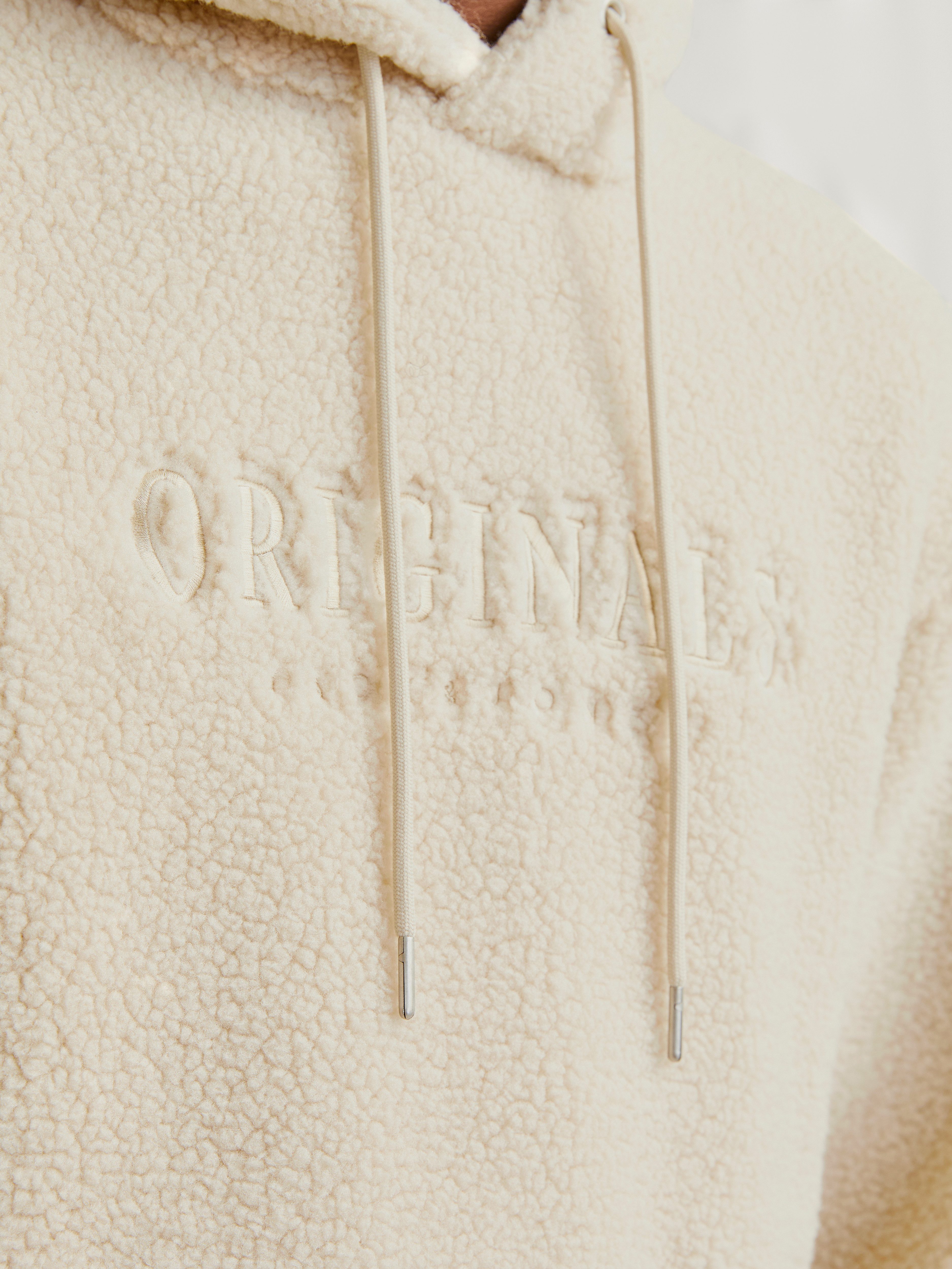 Jack & Jones Hoodie JORFREDERIKSBERG TEDDY SWEAT HOOD SN