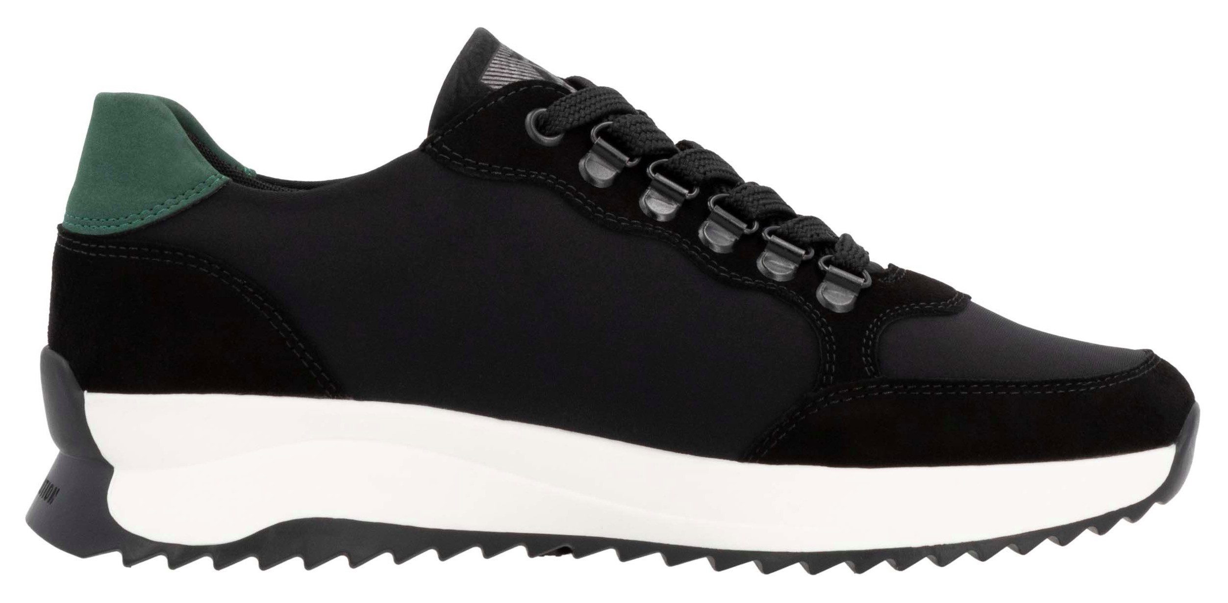 Rieker EVOLUTION Sneakers , vrijetijdsschoen, lage schoen, veterschoen met modieuze contrasterende afwerkingen