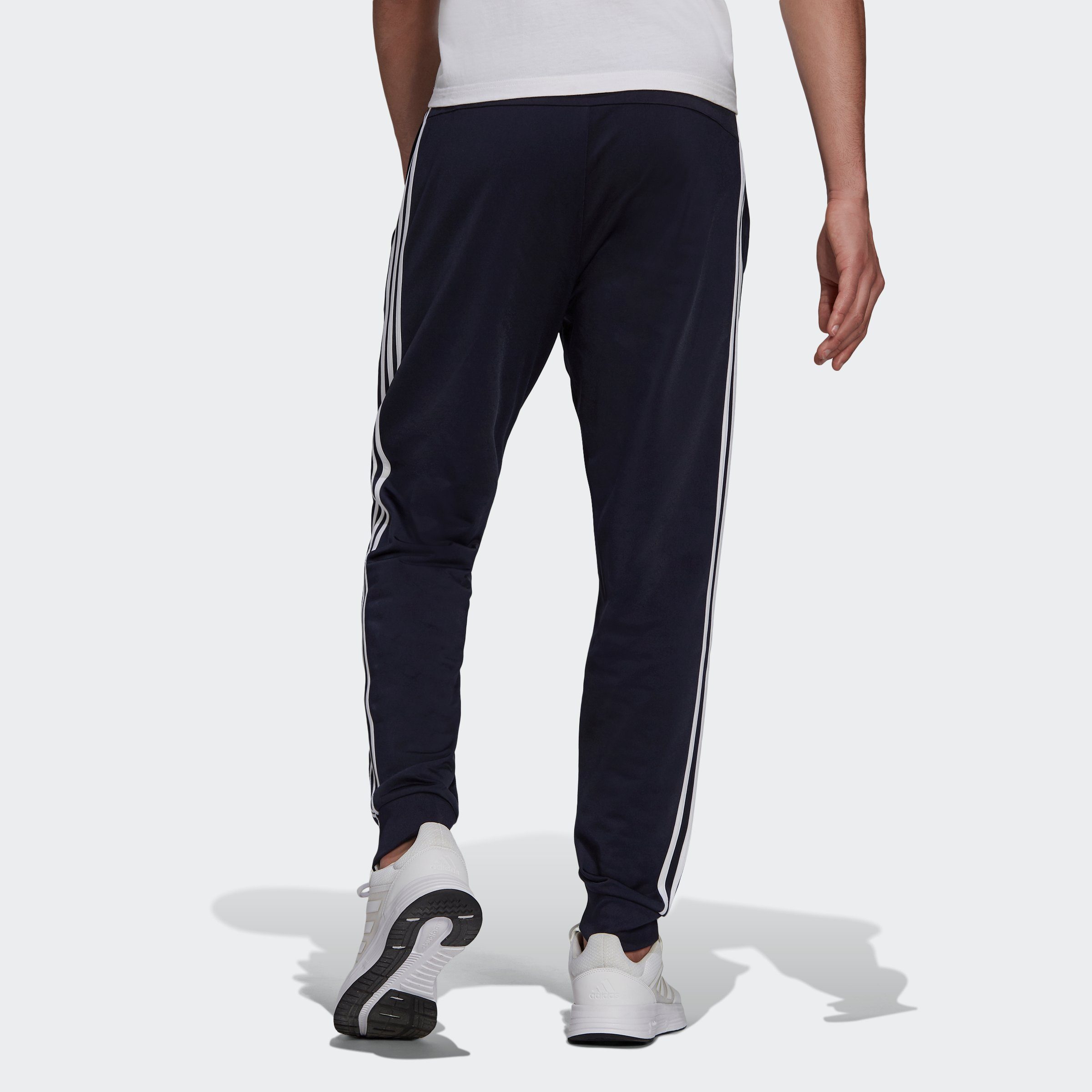 adidas Sportswear Sportbroek PRIMEGREEN essentials WARMUP tapered 3-strepen (1-delig)