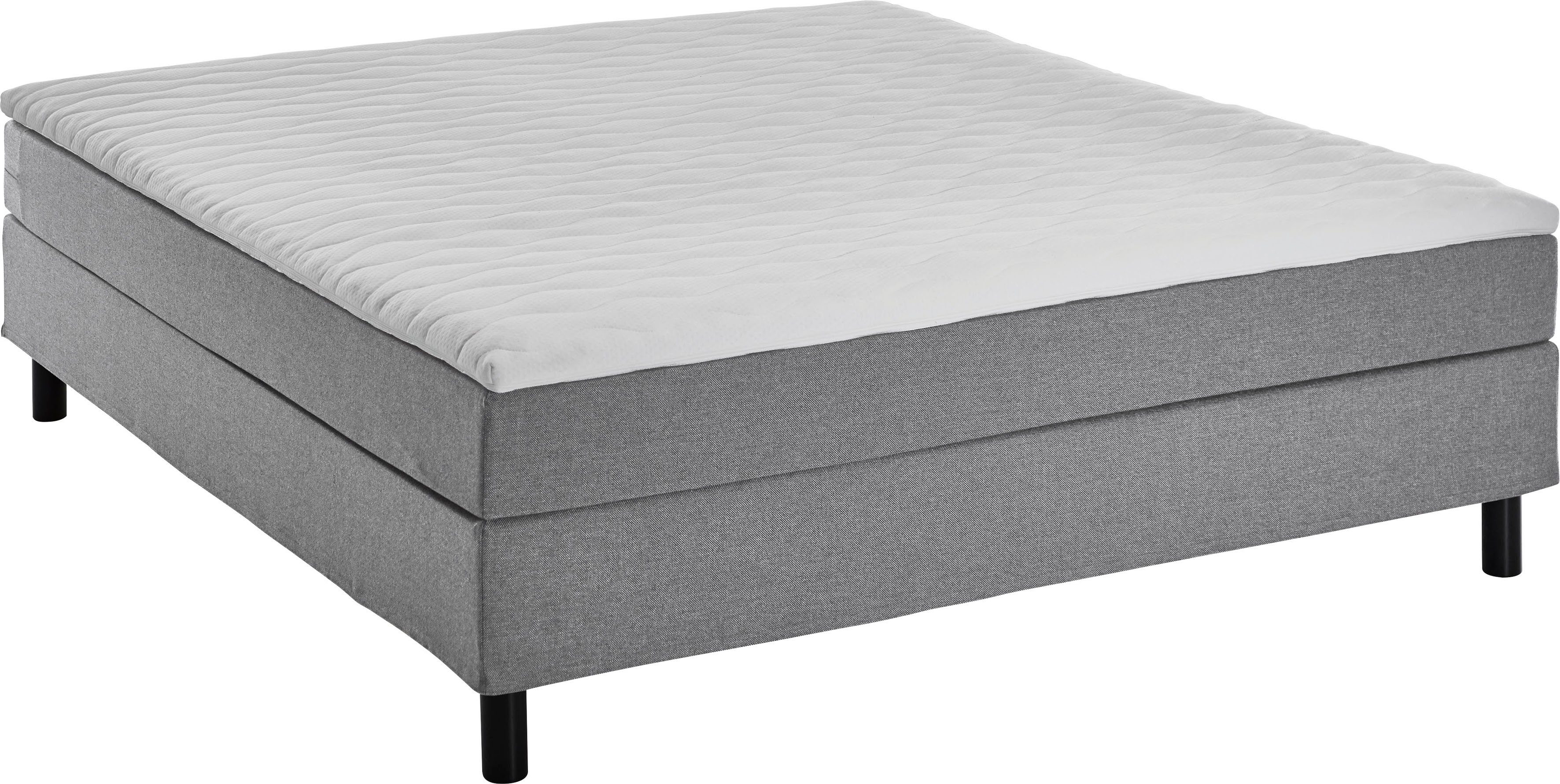 ATLANTIC home collection Boxspring Happy zonder hoofdbord, met topmatras, naar keuze met of zonder beddengoed