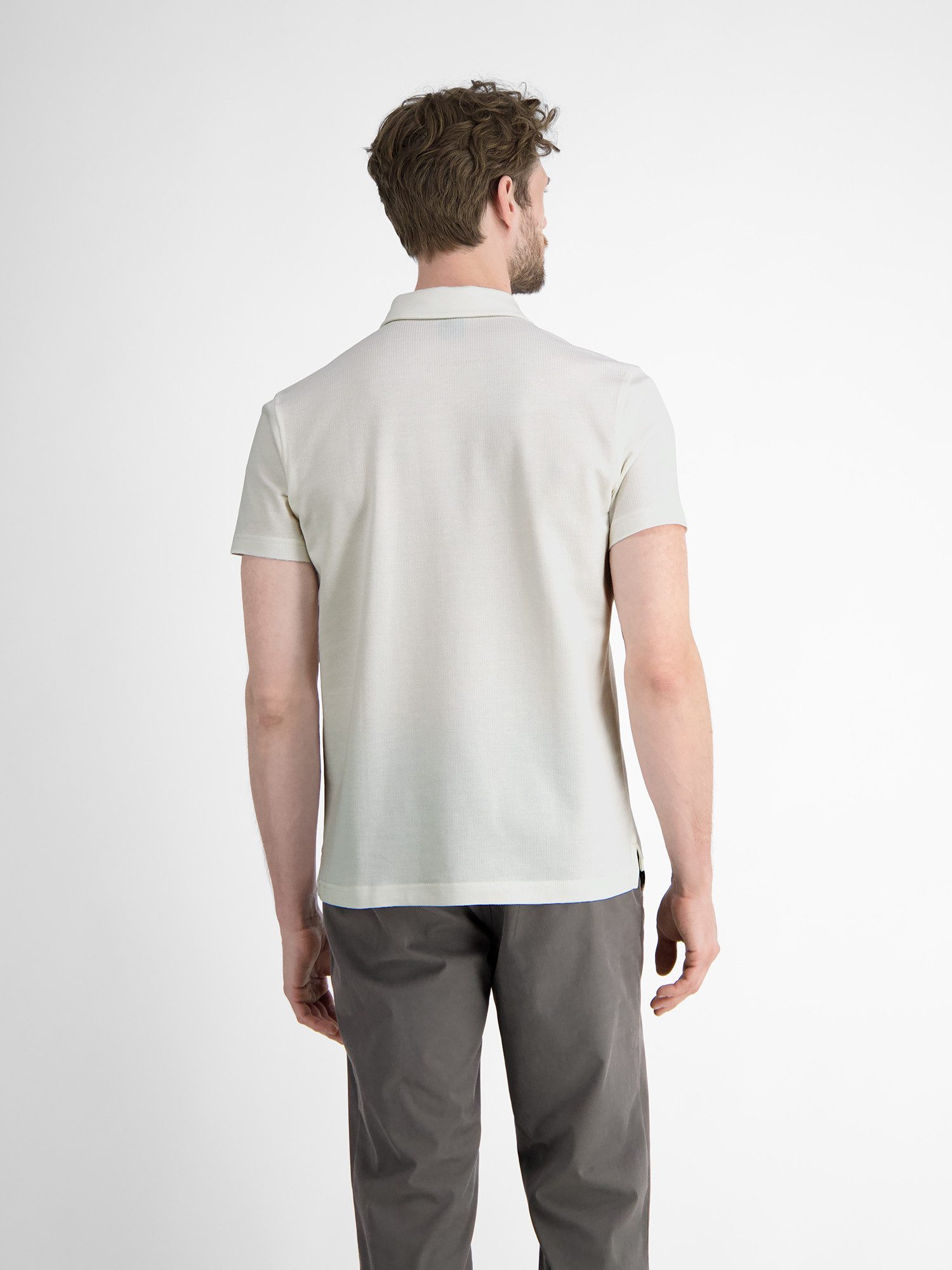 Lerros Poloshirt LERROS heren poloshirt met ritskraag