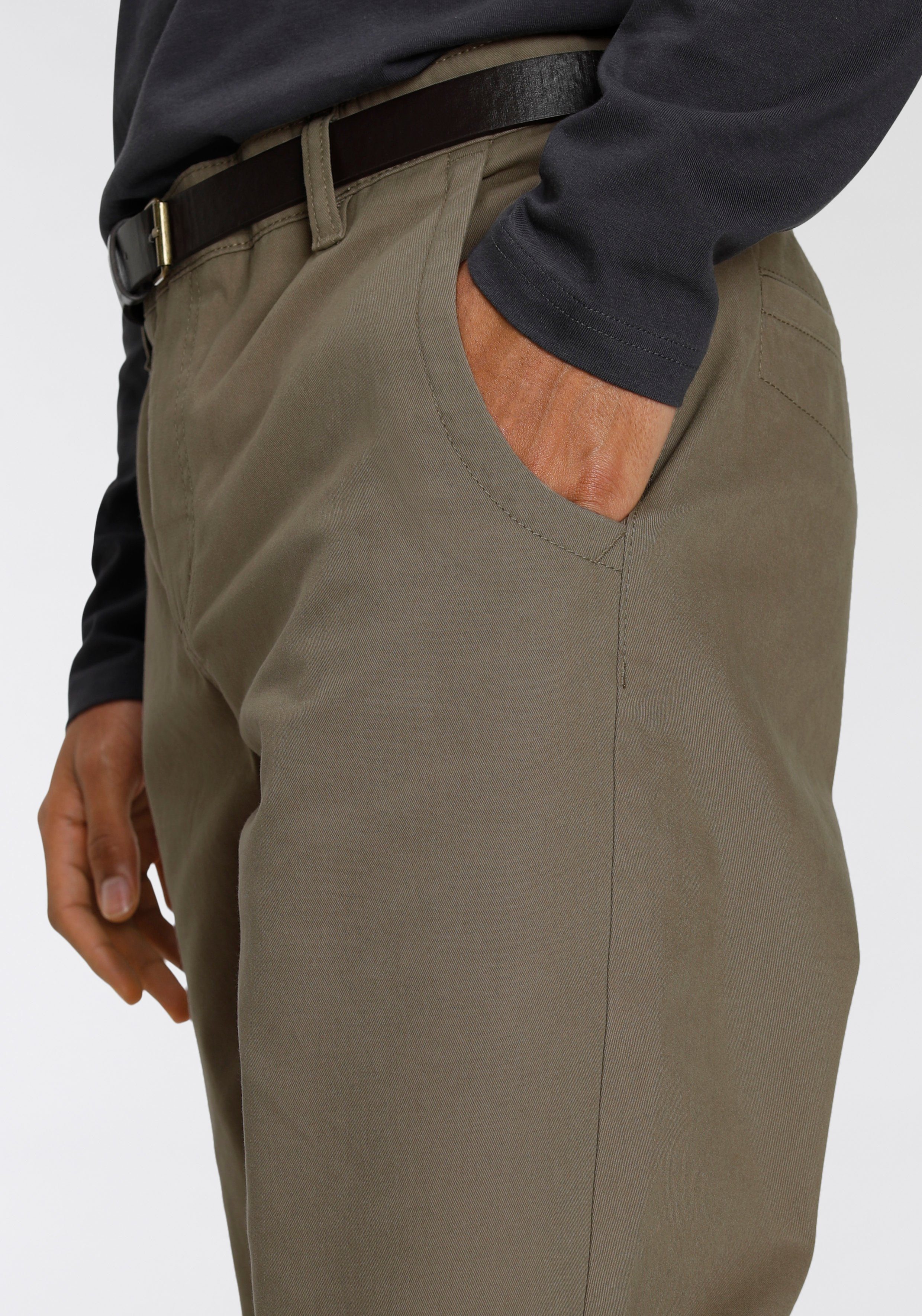 Bruno Banani Chino (set, Met een afneembare riem)