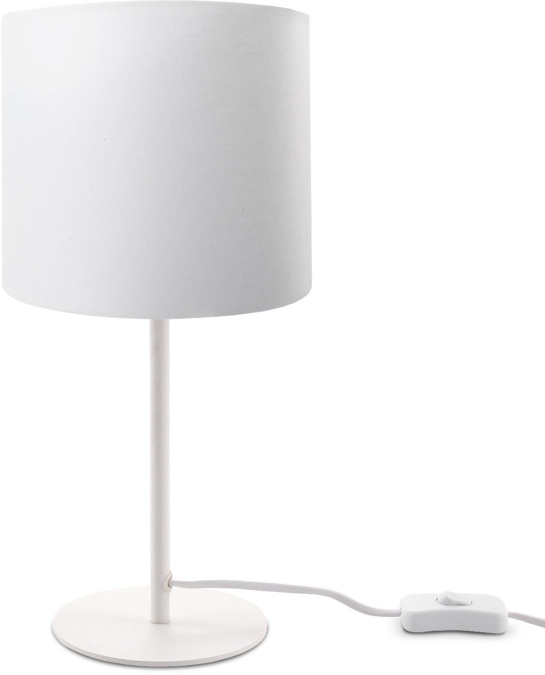 Paco Home Tafellamp Uni Color LED E14 lamp, voor woonkamer en slaapkamer, effen kleuren, decor