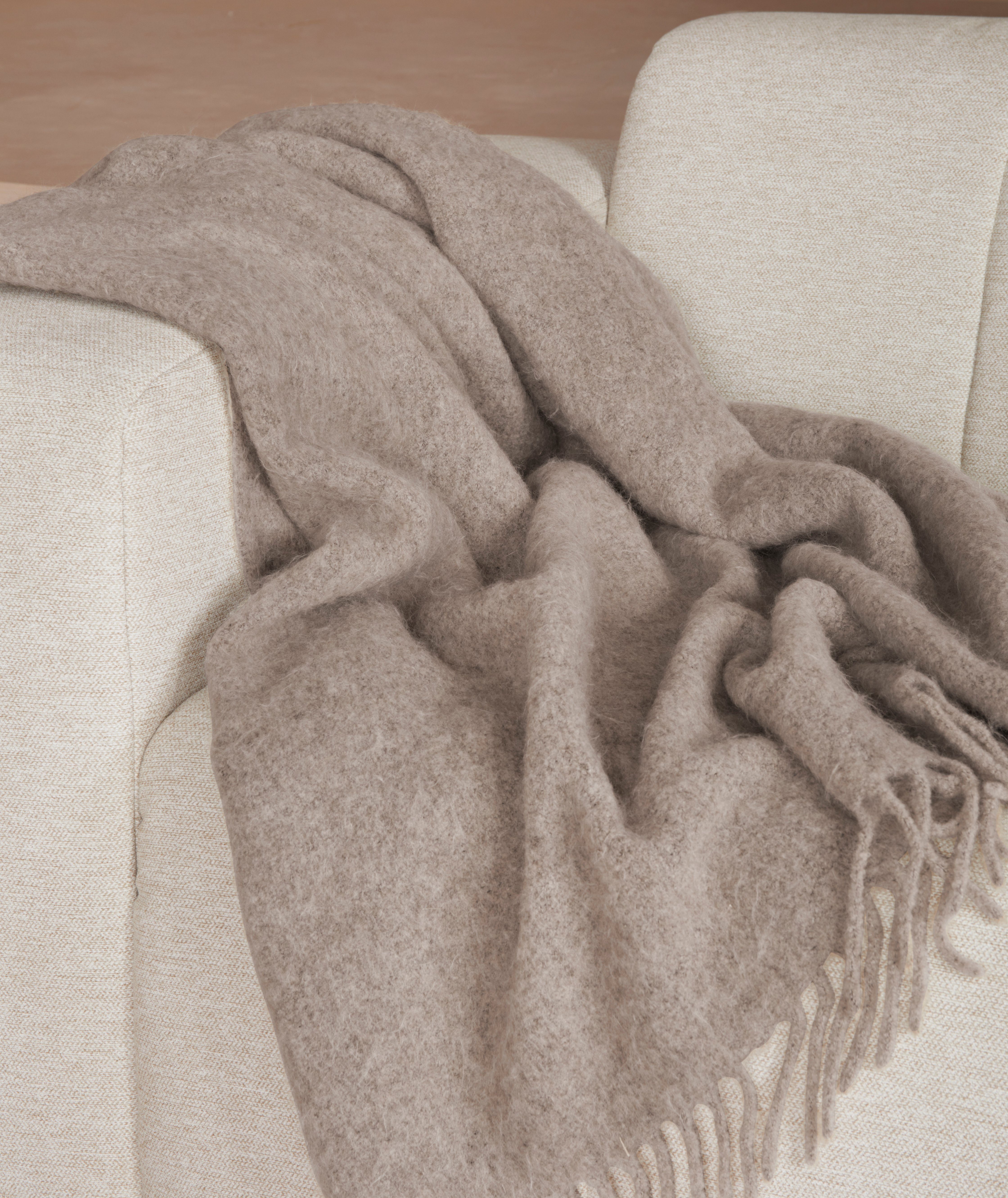LeGer Home by Lena Gercke Plaid Sinja met franje, knuffeldeken