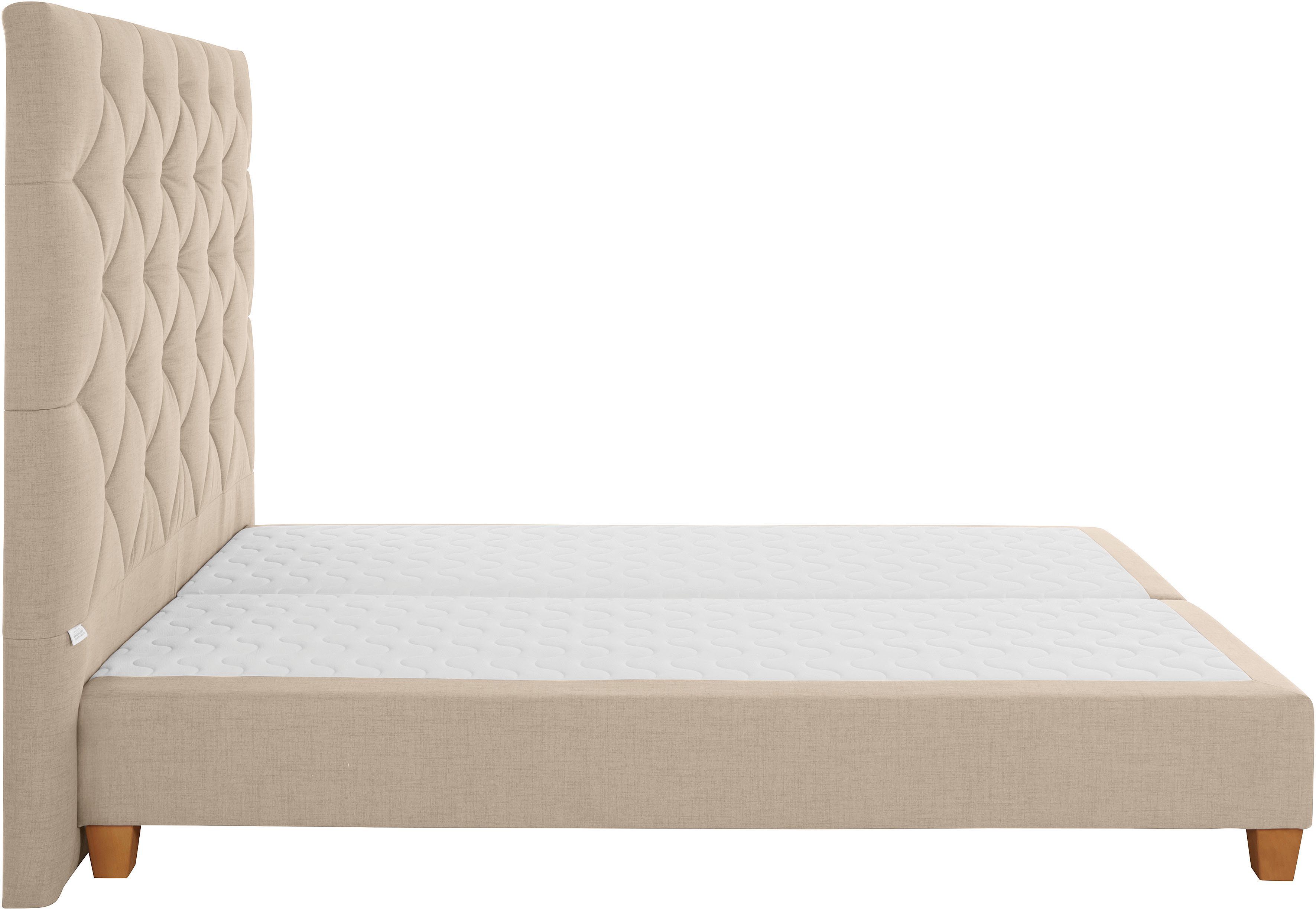 Guido Maria Kretschmer Home&Living Boxspring Harmones hoog in 3 breedten, hardheid ook gemengd met elk 1 matras in h2 en h3