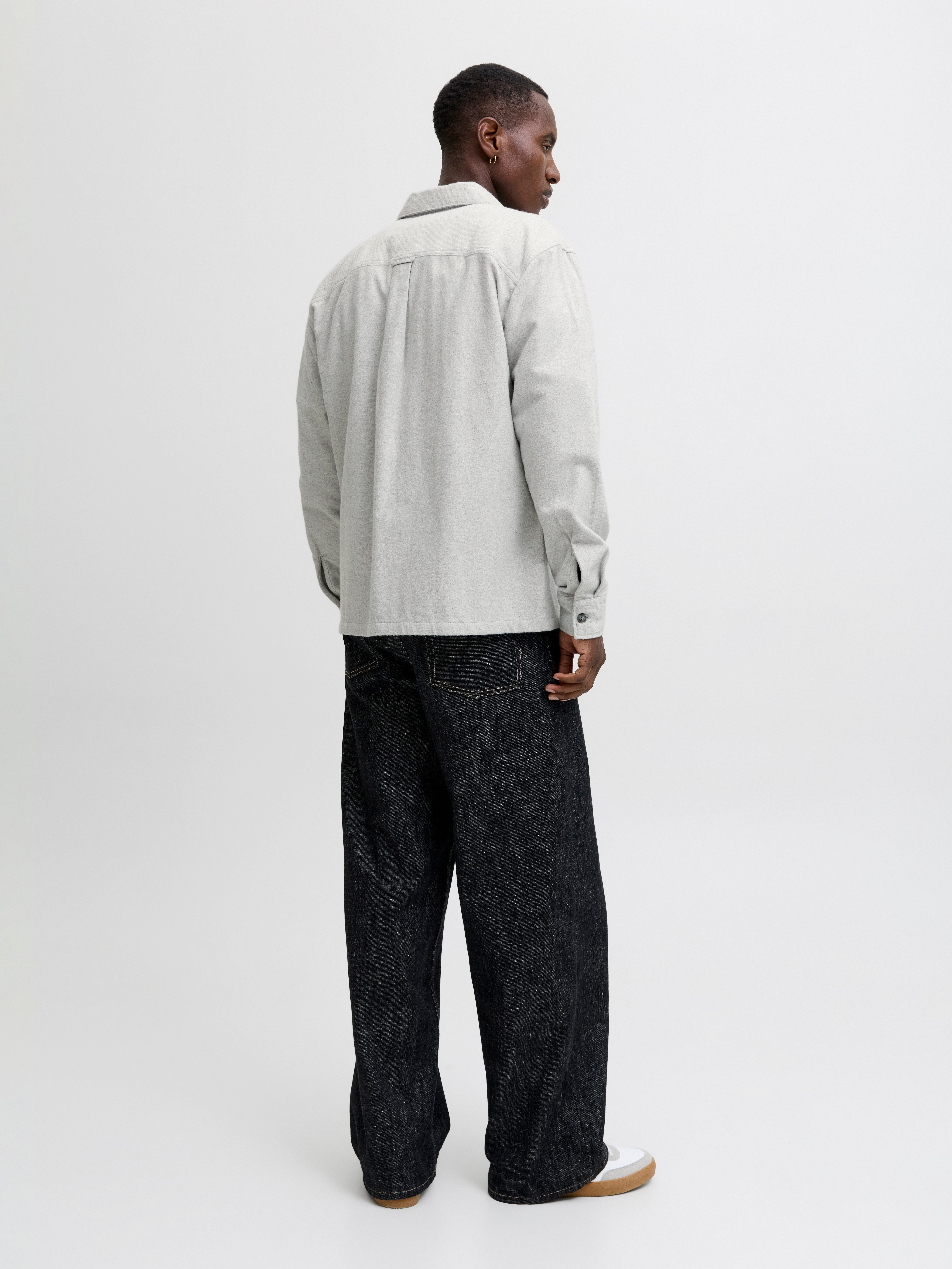 Jack & Jones Overhemd met lange mouwen JJEPERFECT MELANGE OVERSHIRT LS SN