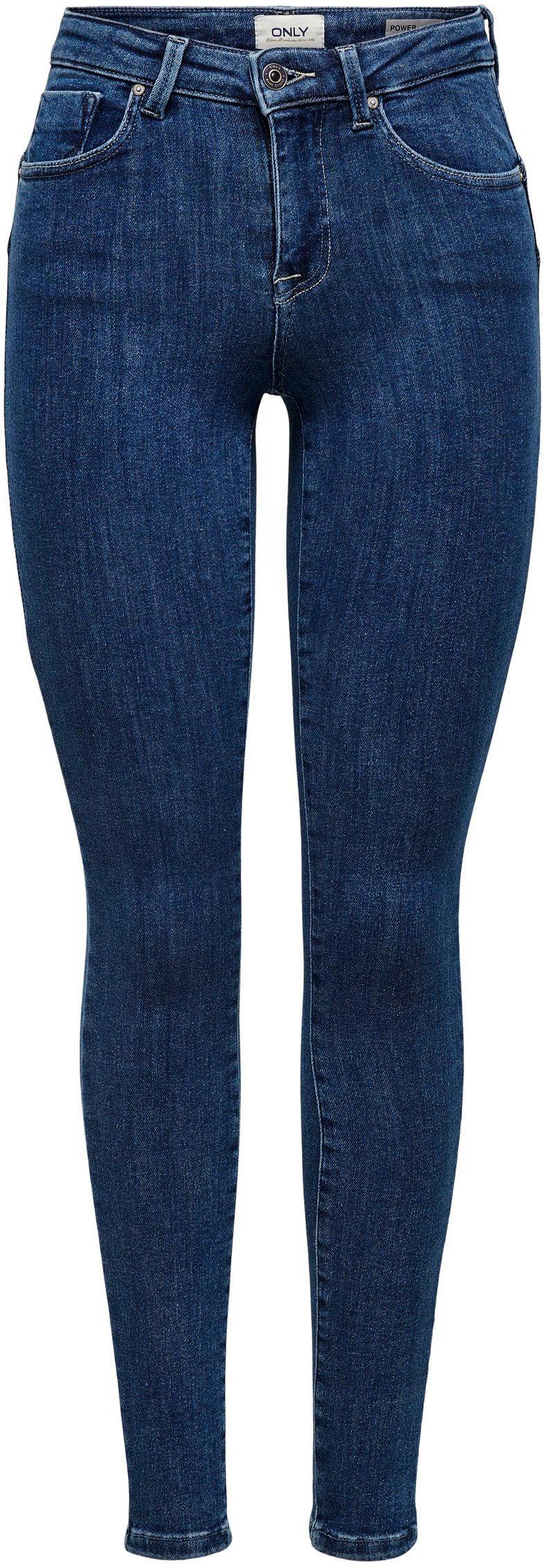 Only Skinny fit jeans ONLPOWER LIFE MID PUSH UP