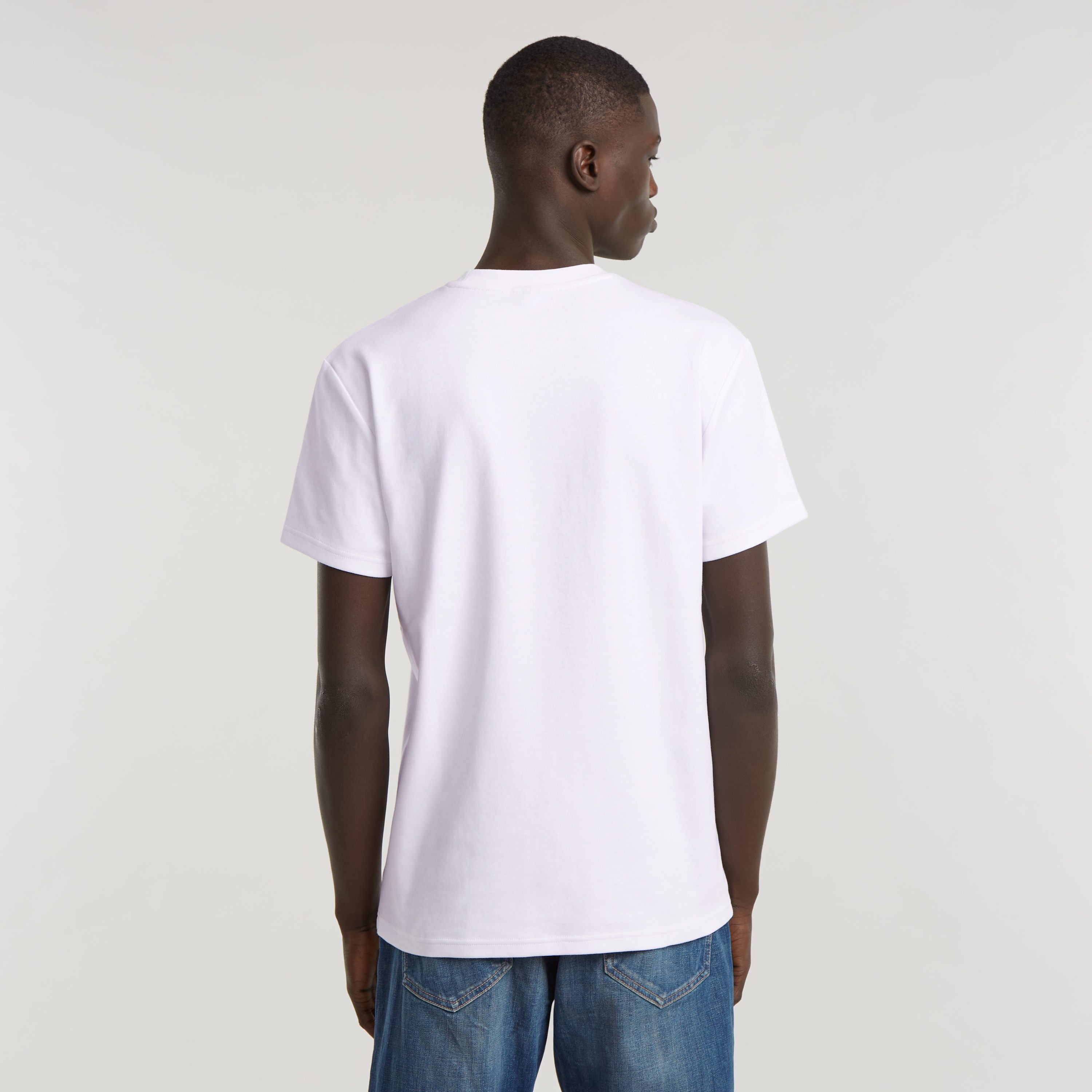 G-Star RAW Shirt met print Stacked Old Skool Logo R