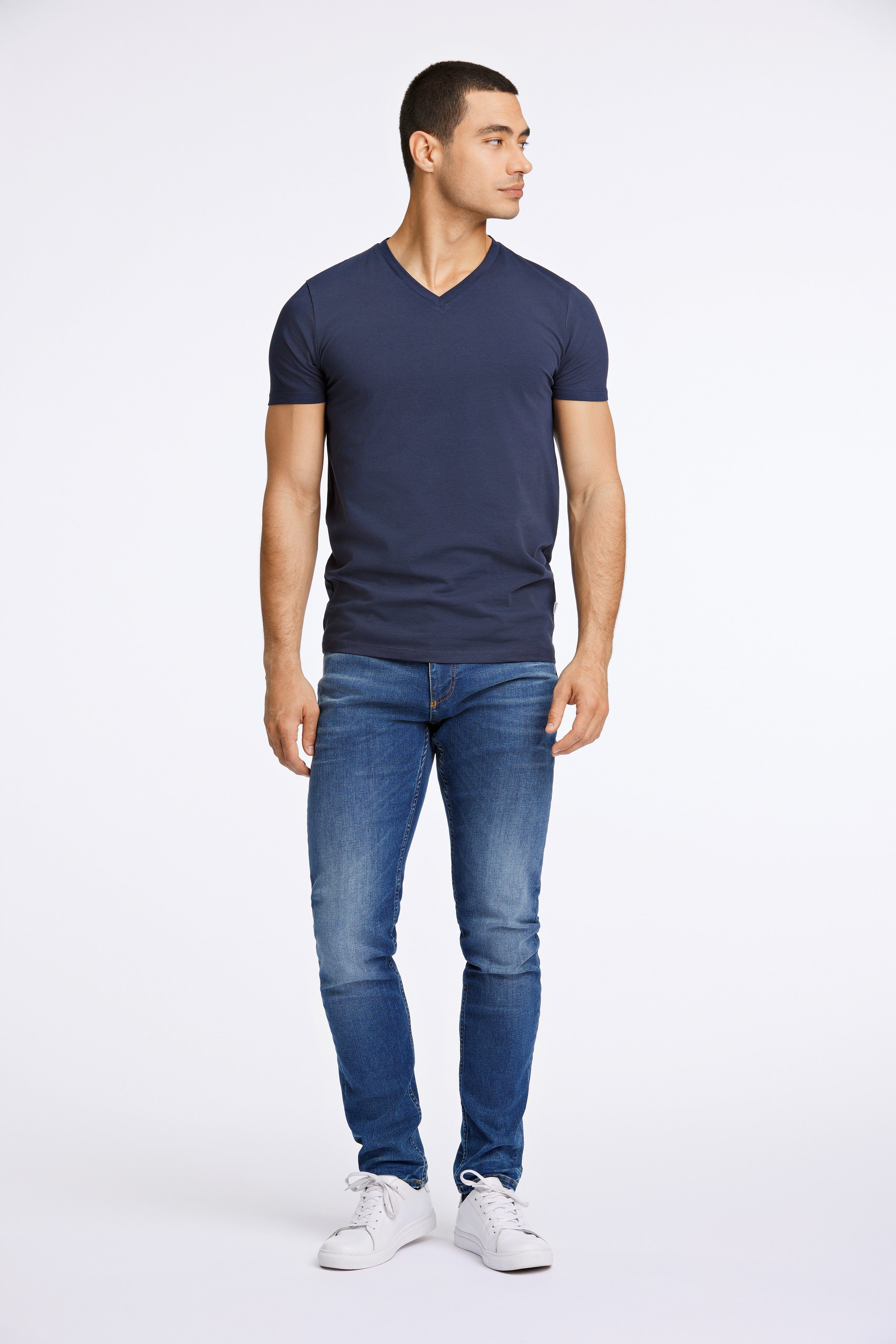LINDBERGH T-shirt met v-hals