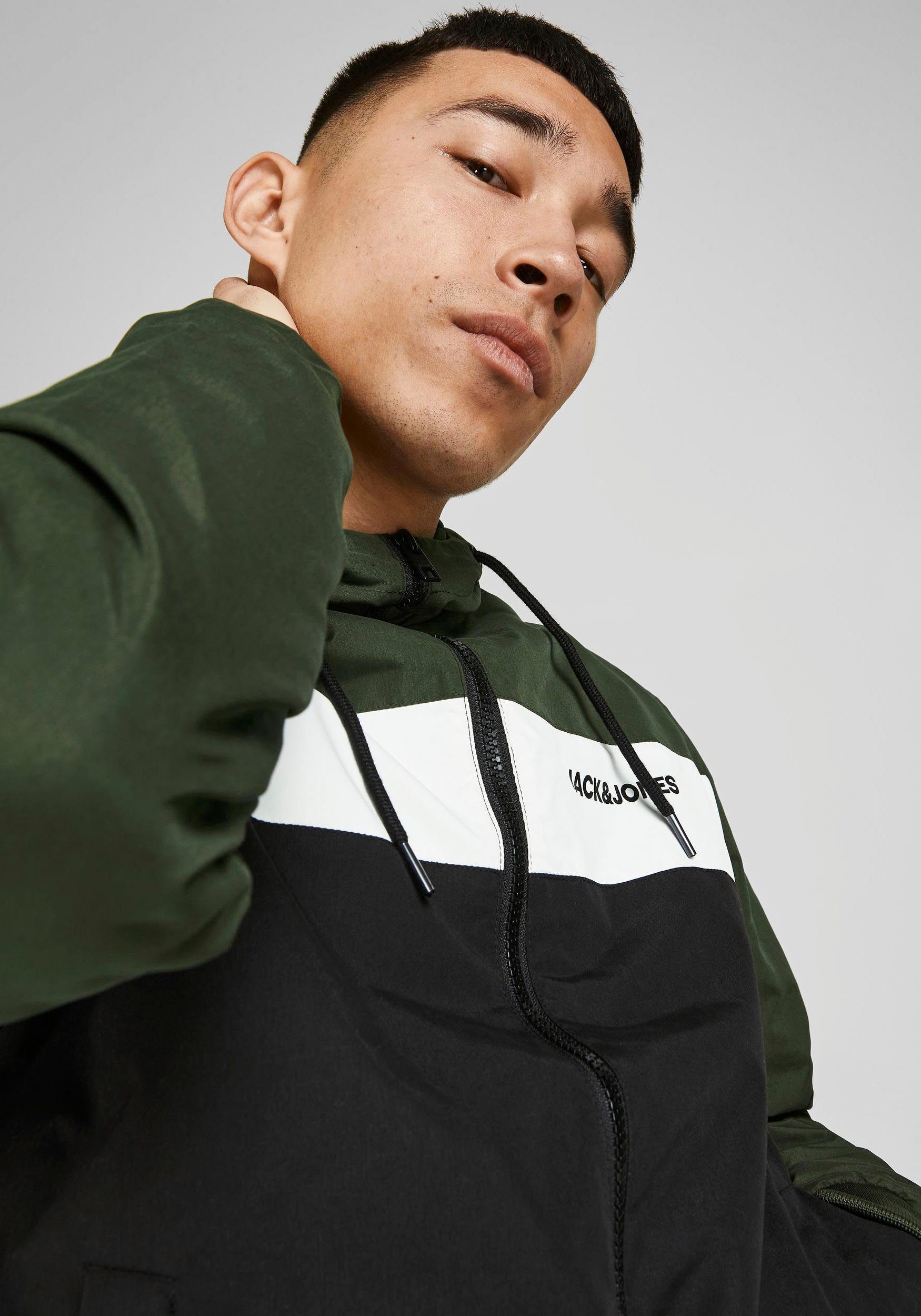 Jack & Jones Windbreaker RUSH BLOCKING HOOD BOMBER