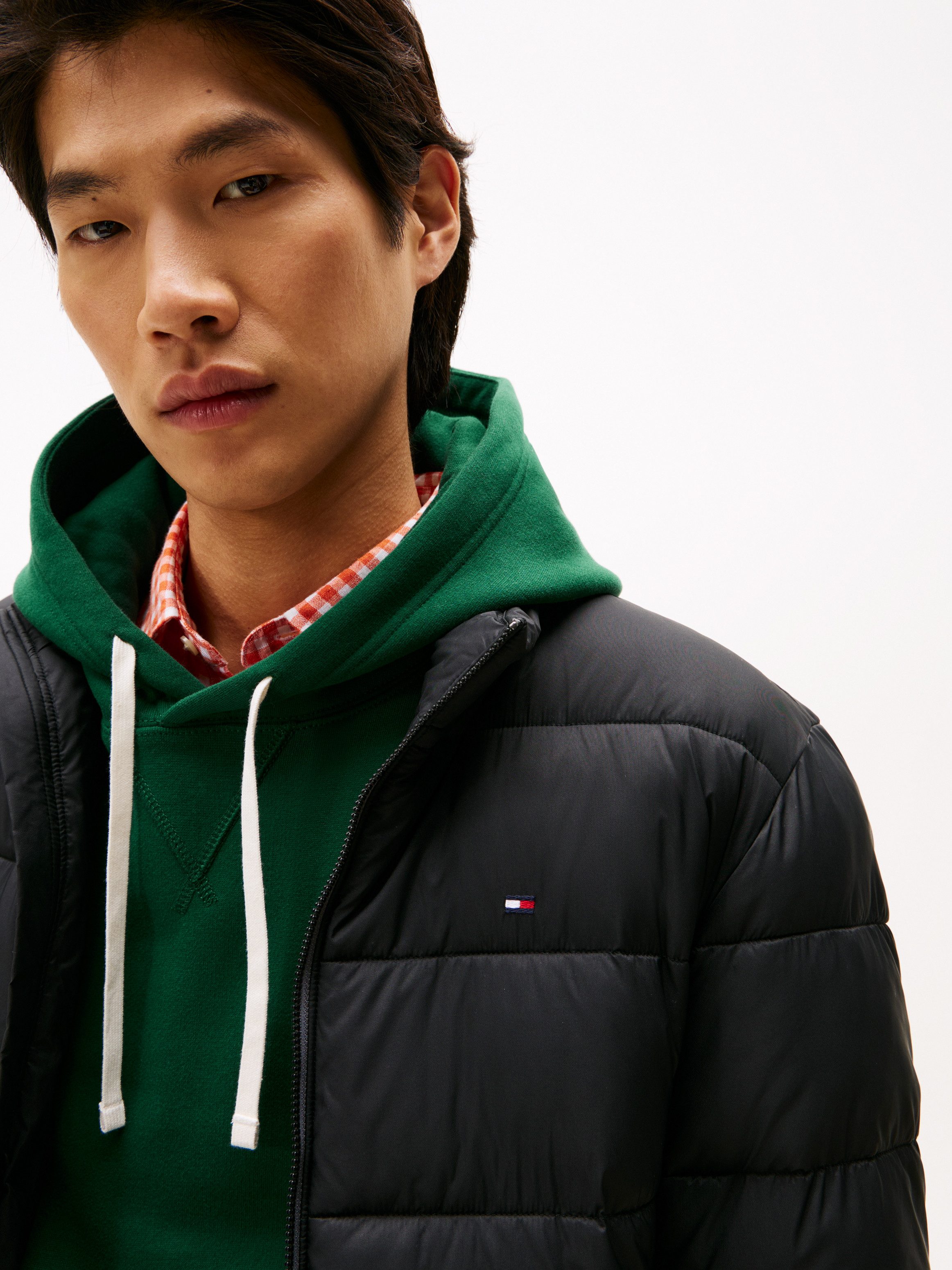 Tommy Hilfiger Gewatteerde jas MID WEIGHT STAND COLLAR