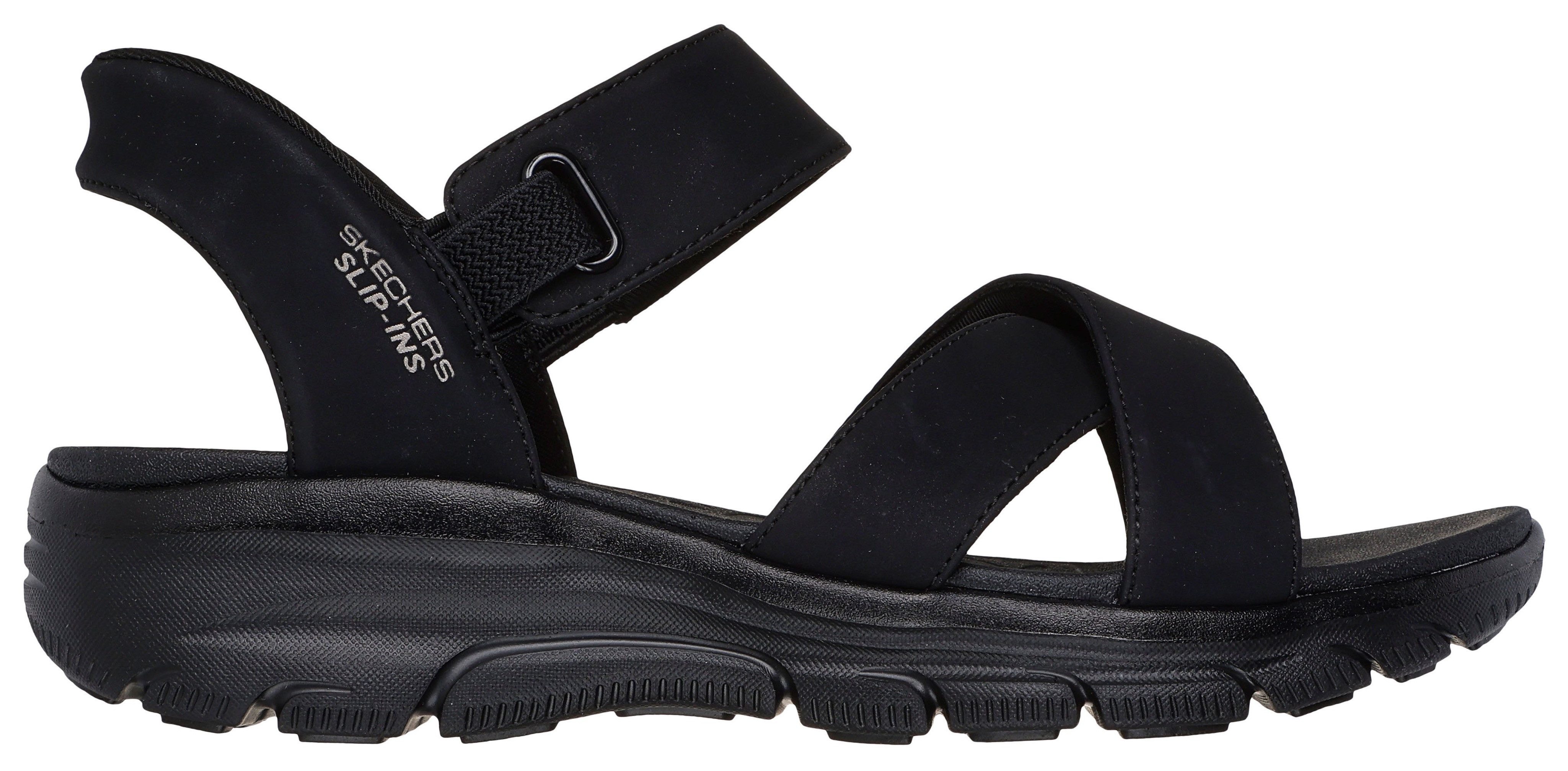 Skechers Sandalen EASY GOING-SOMEWHERE SUNNY , instapschoen, plateausandaal met slip-ins functie