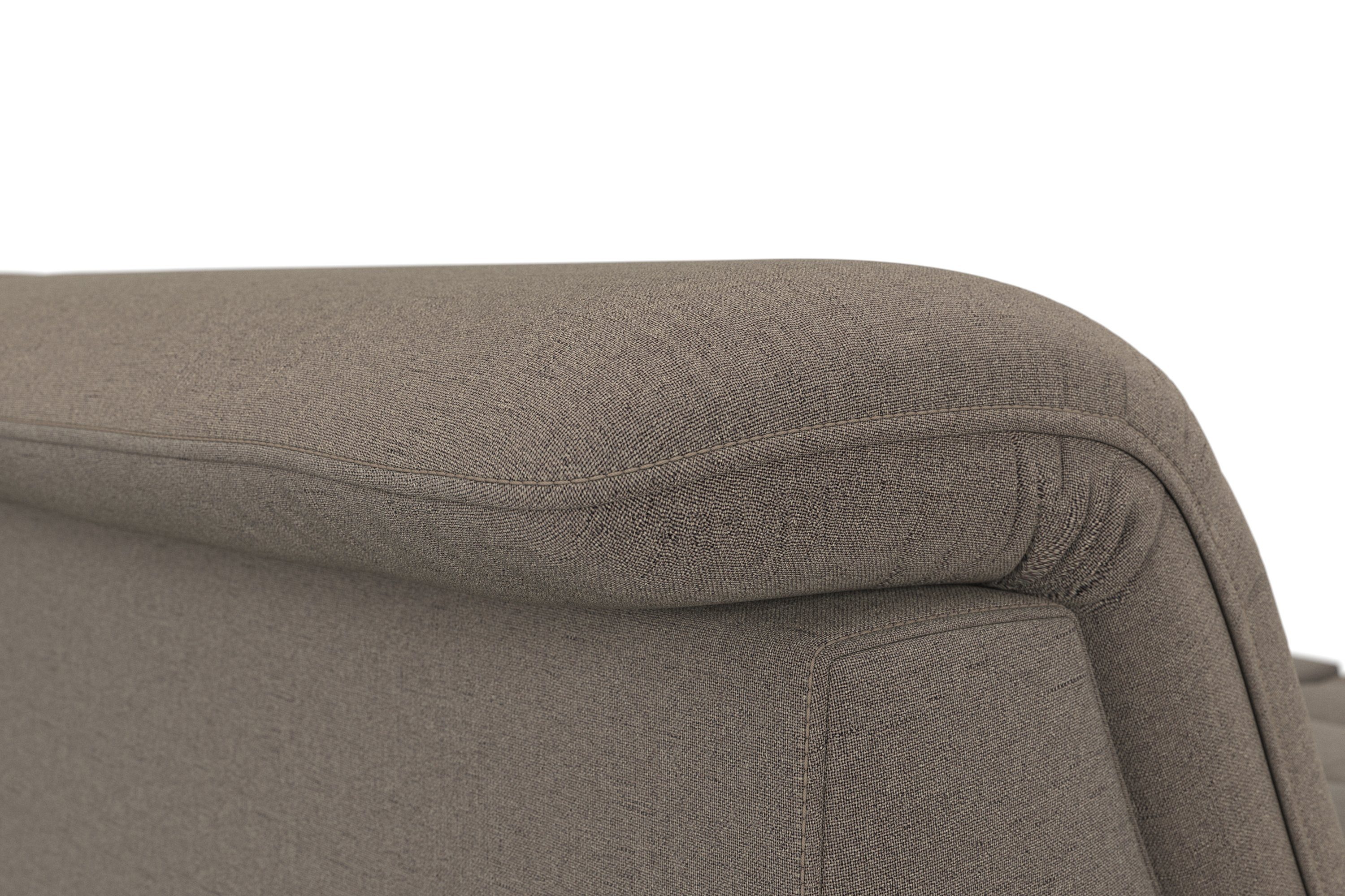 sit&more Hoekbank Luxor L-vorm naar keuze met slaapfunctie, bedkist en verstelbare hoofdsteun