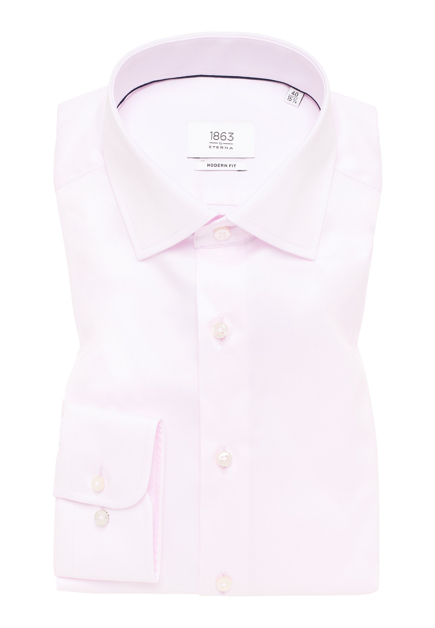 Eterna Overhemd met lange mouwen MODERN FIT NON IRON (strijkvrij)