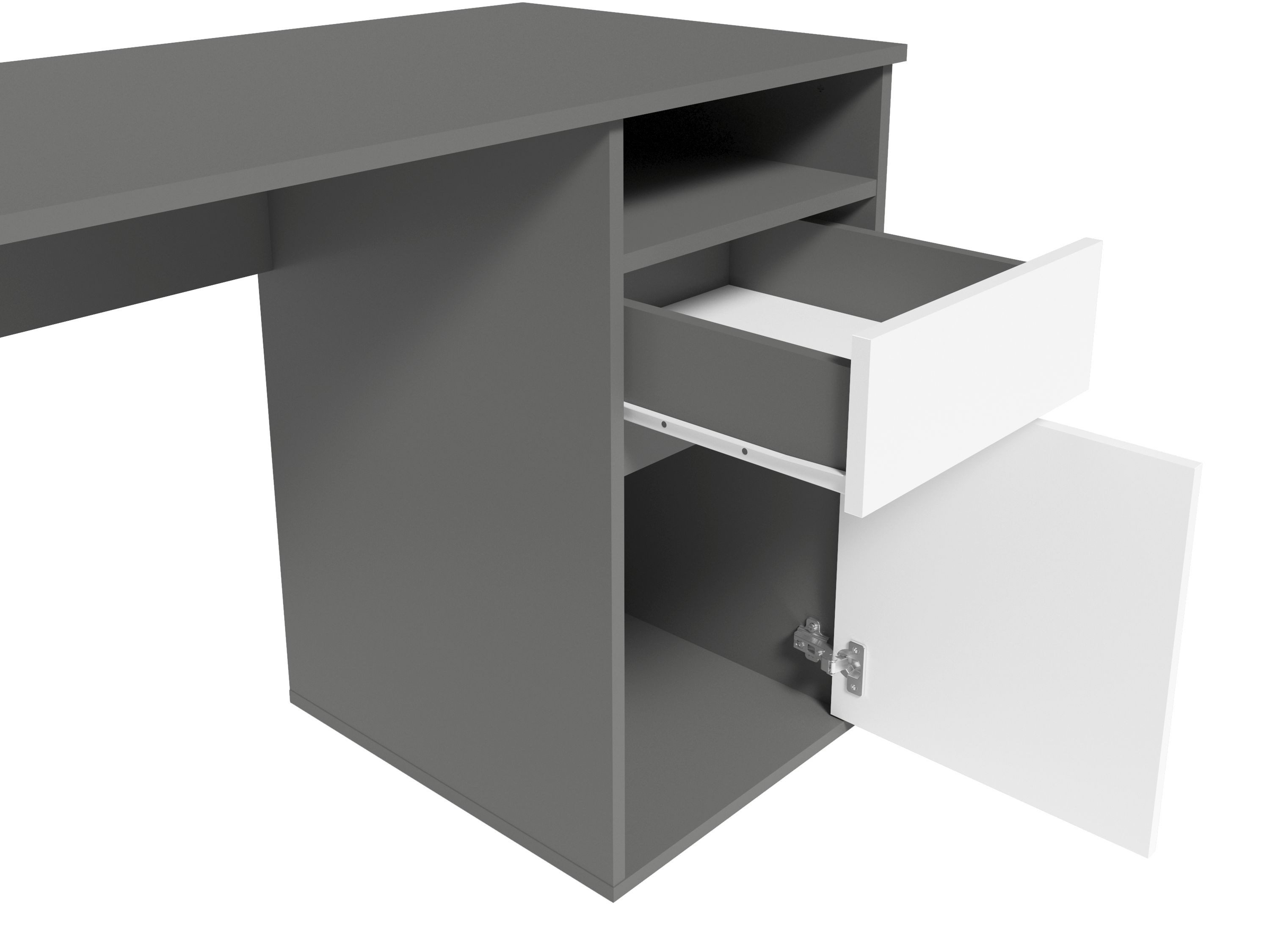 INOSIGN Bureau TINSLEY met lade en deur, breedte 120 x 53 cm