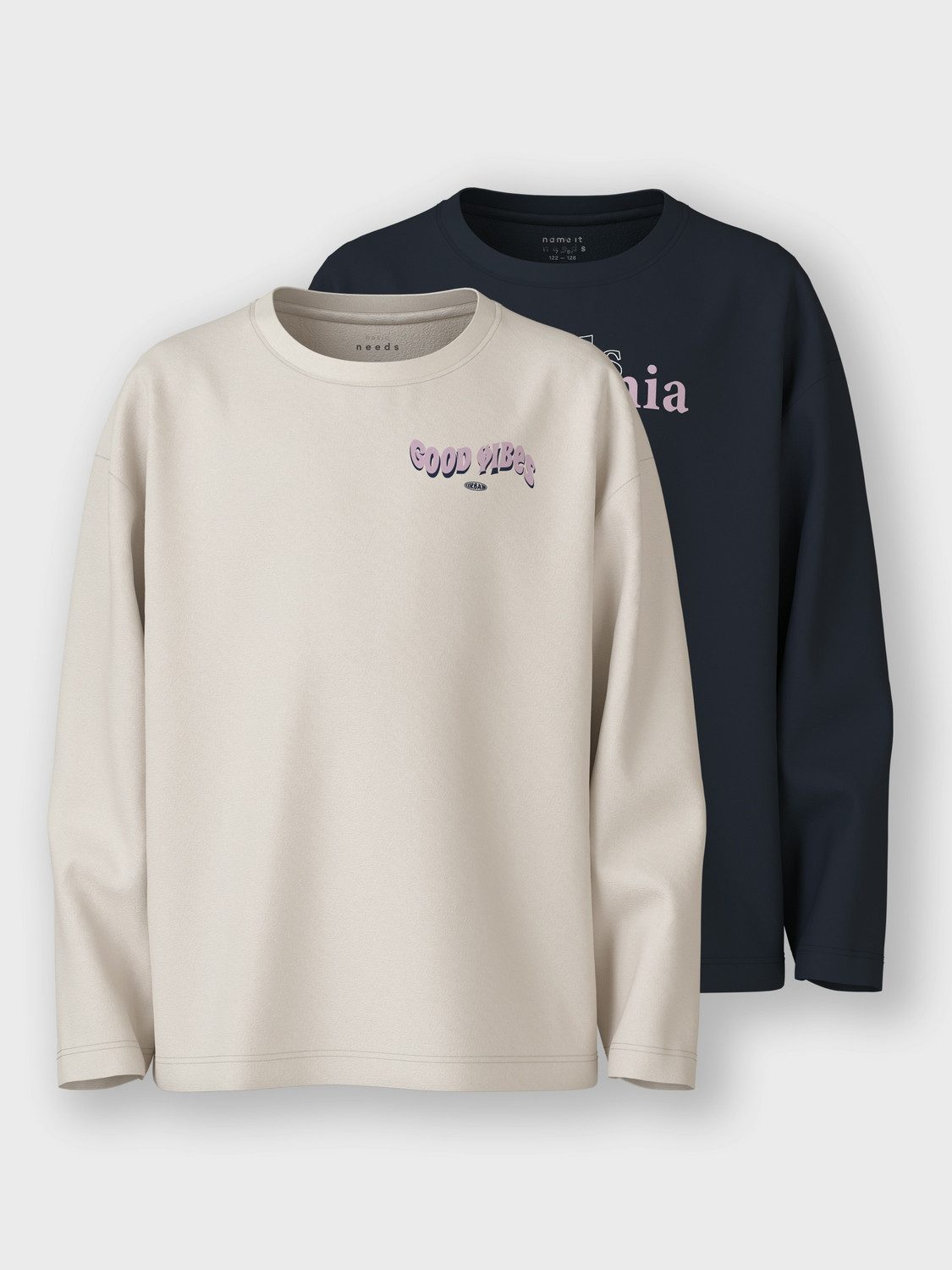 Name It Shirt met lange mouwen NKFVEEN 2P LS RLX TOP
