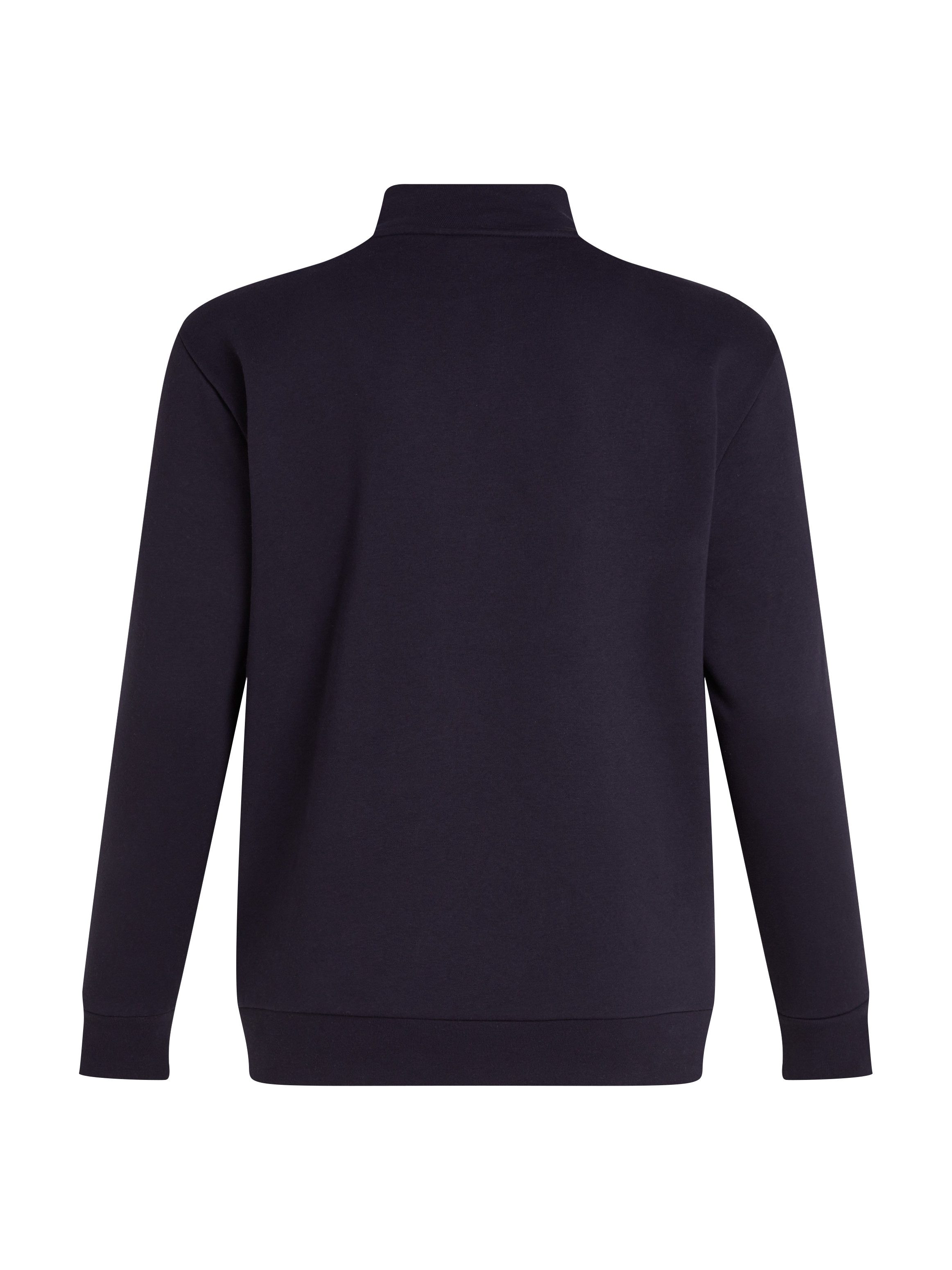Calvin Klein Sweatshirt BT_NY CHEST BOX LOGO Q-ZIP in grote maten met logoprint