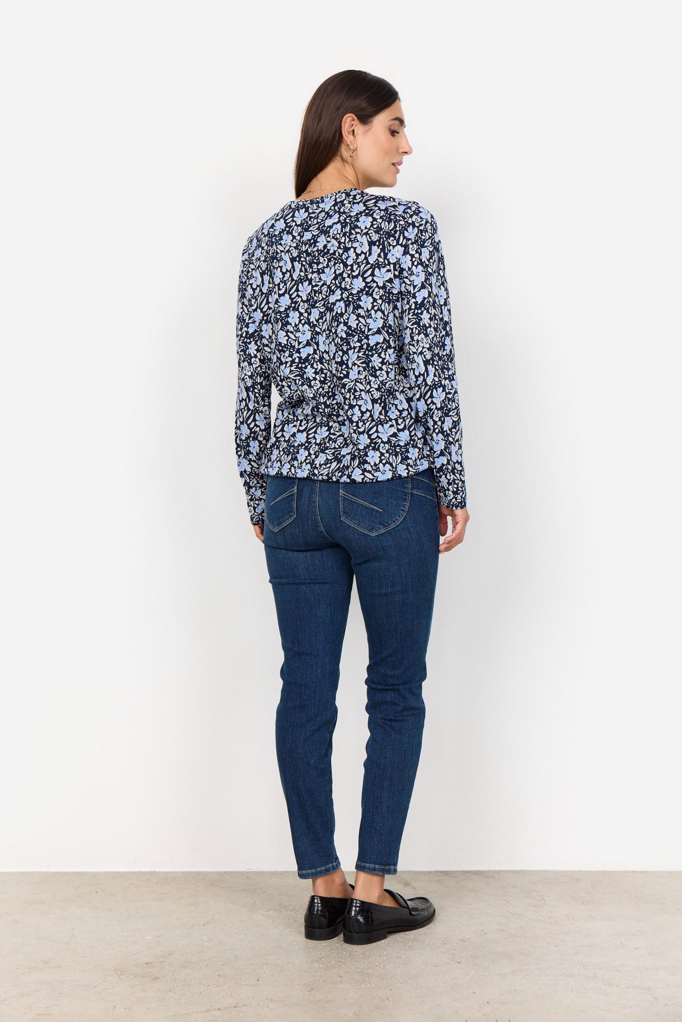 soyaconcept Gedessineerde blouse SC-FELICITY AOP 493