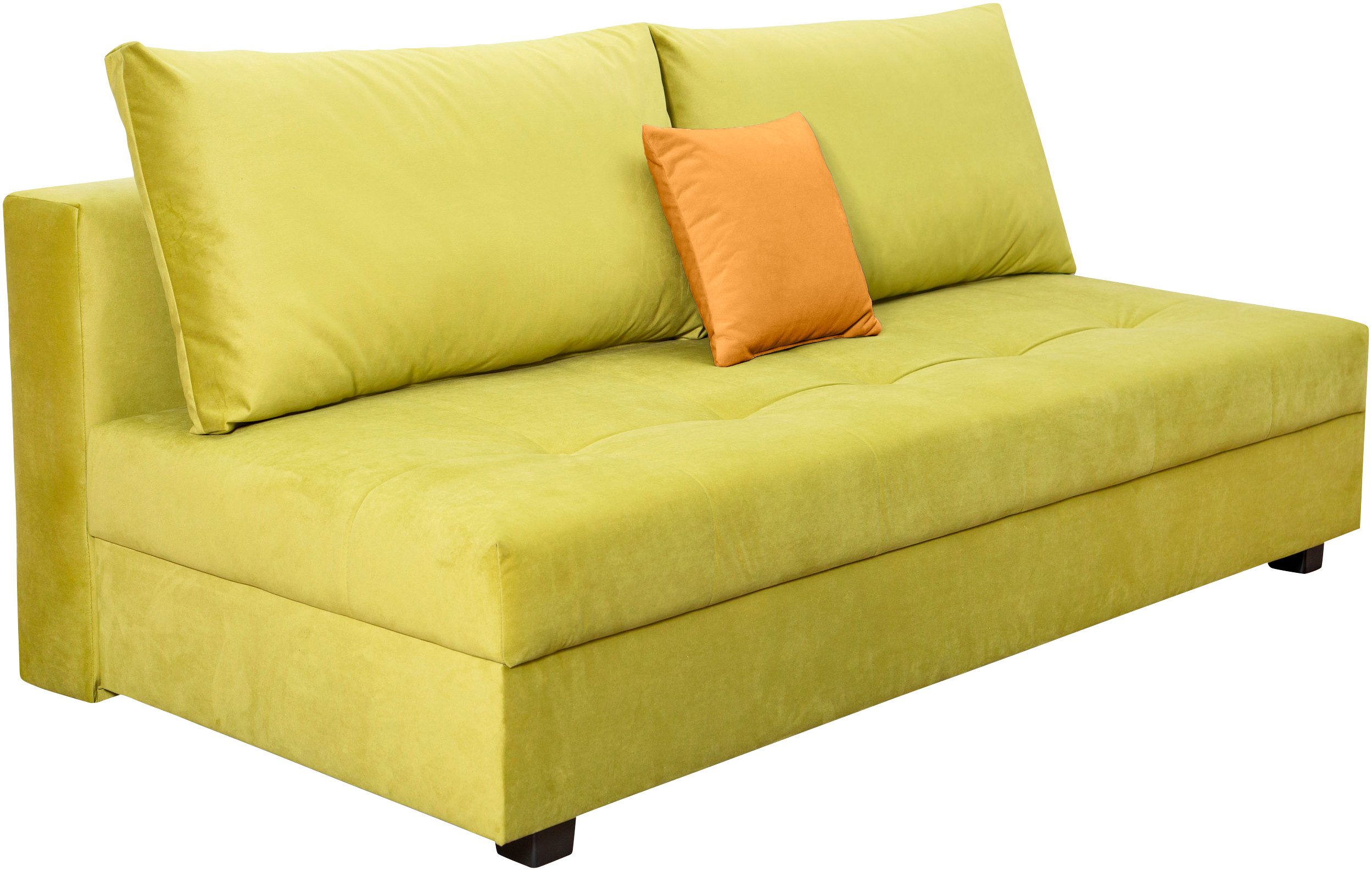 COLLECTION AB Slaapbank DARIA inclusief slaapfunctie en bedlade Slaapbank, bedfunctie, bedlade, inclusief rugkussens, veerkern