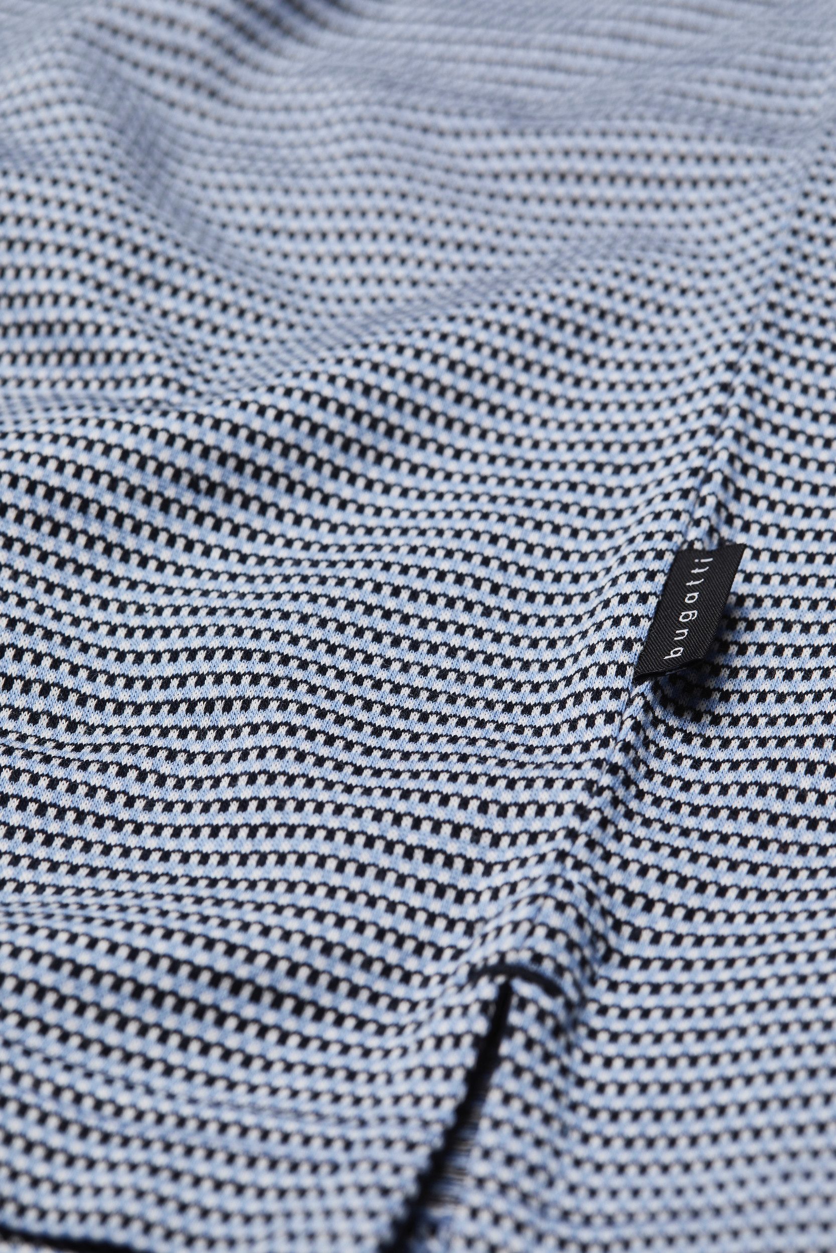 Bugatti Poloshirt met 3-tone dessin