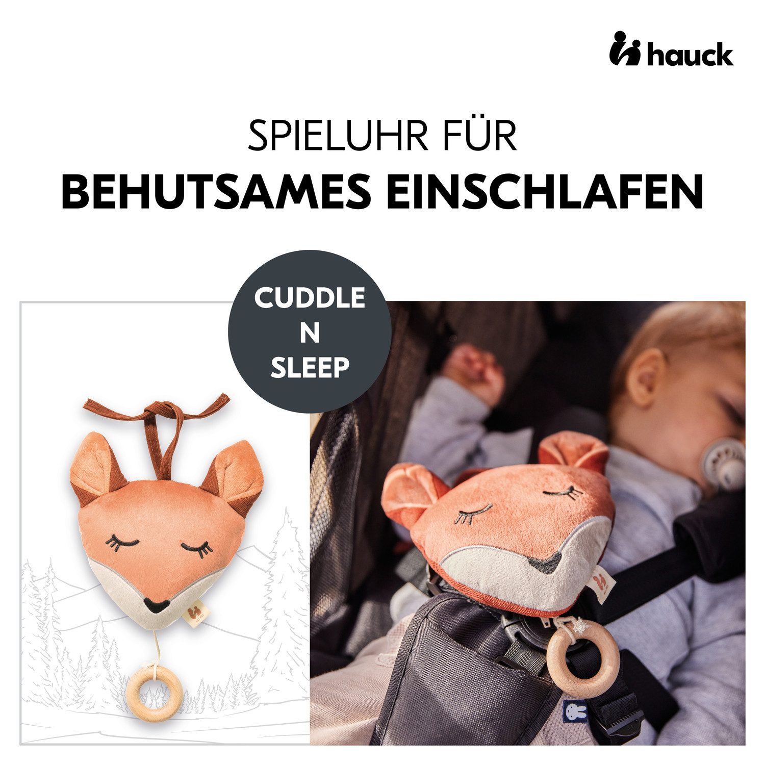 Hauck Speeldoosje Cuddle N Sleep, Fox