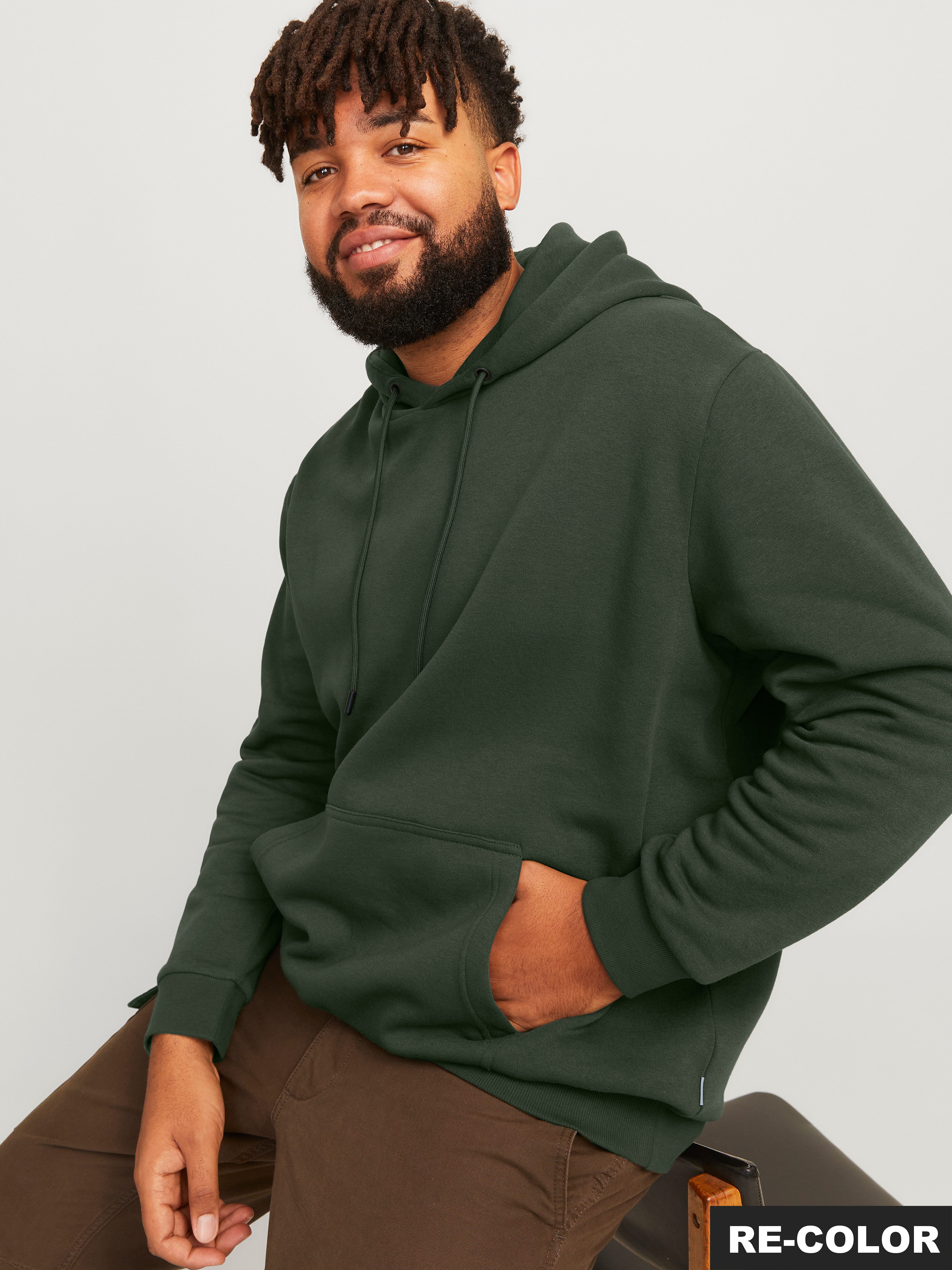 Jack & Jones PlusSize Hoodie JJEBRADLEY SWEAT HOOD NOOS PLS