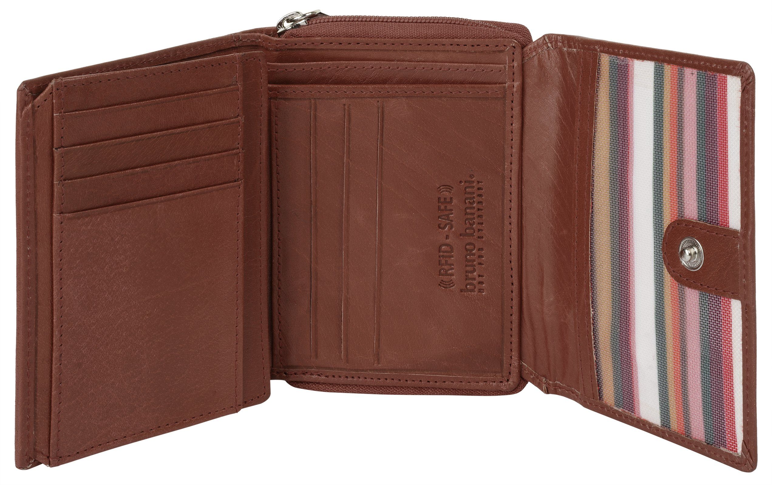 Bruno Banani Portemonnee Mandala echt leder