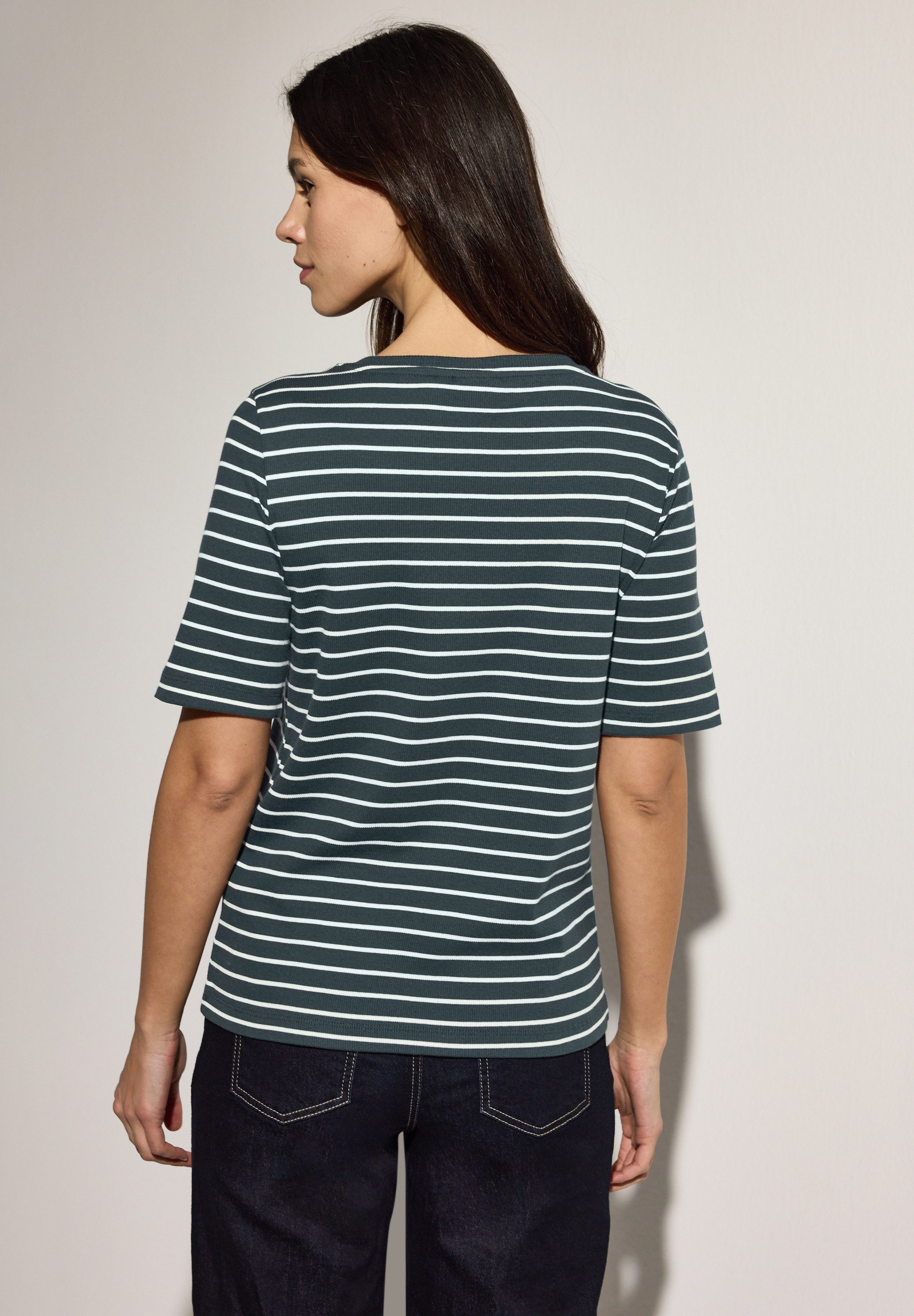 Cecil T-shirt met streepmotief
