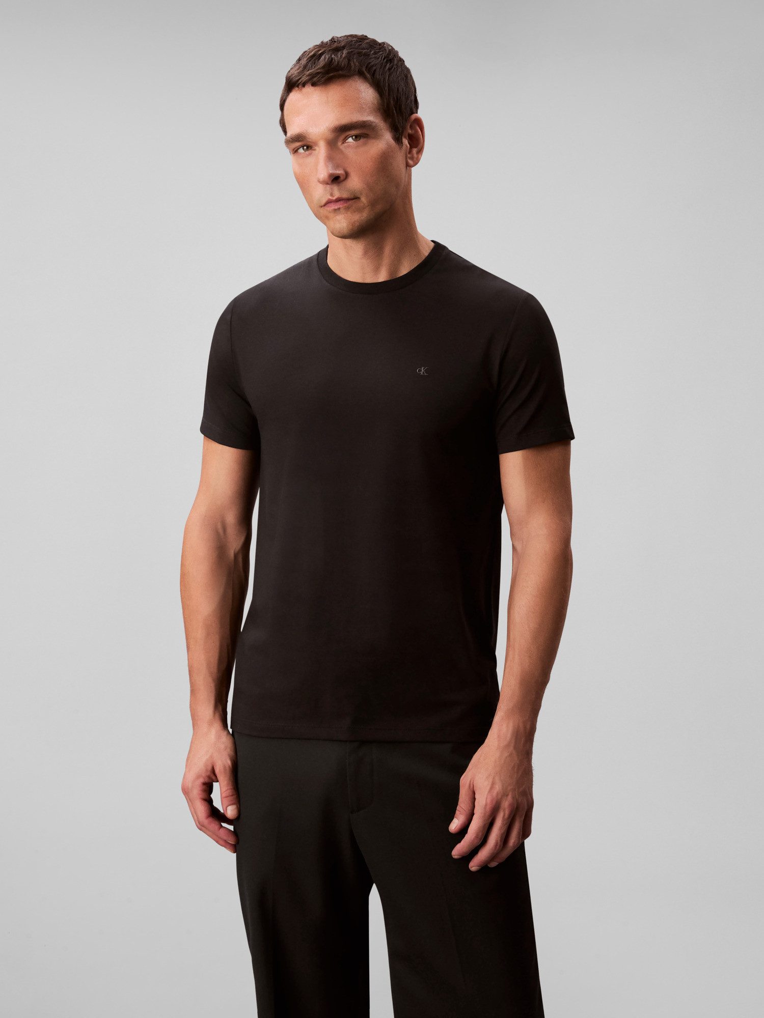 Calvin Klein T-shirt SS STRETCH COTTON SLIM TEE 2PK (set, 2-delig)
