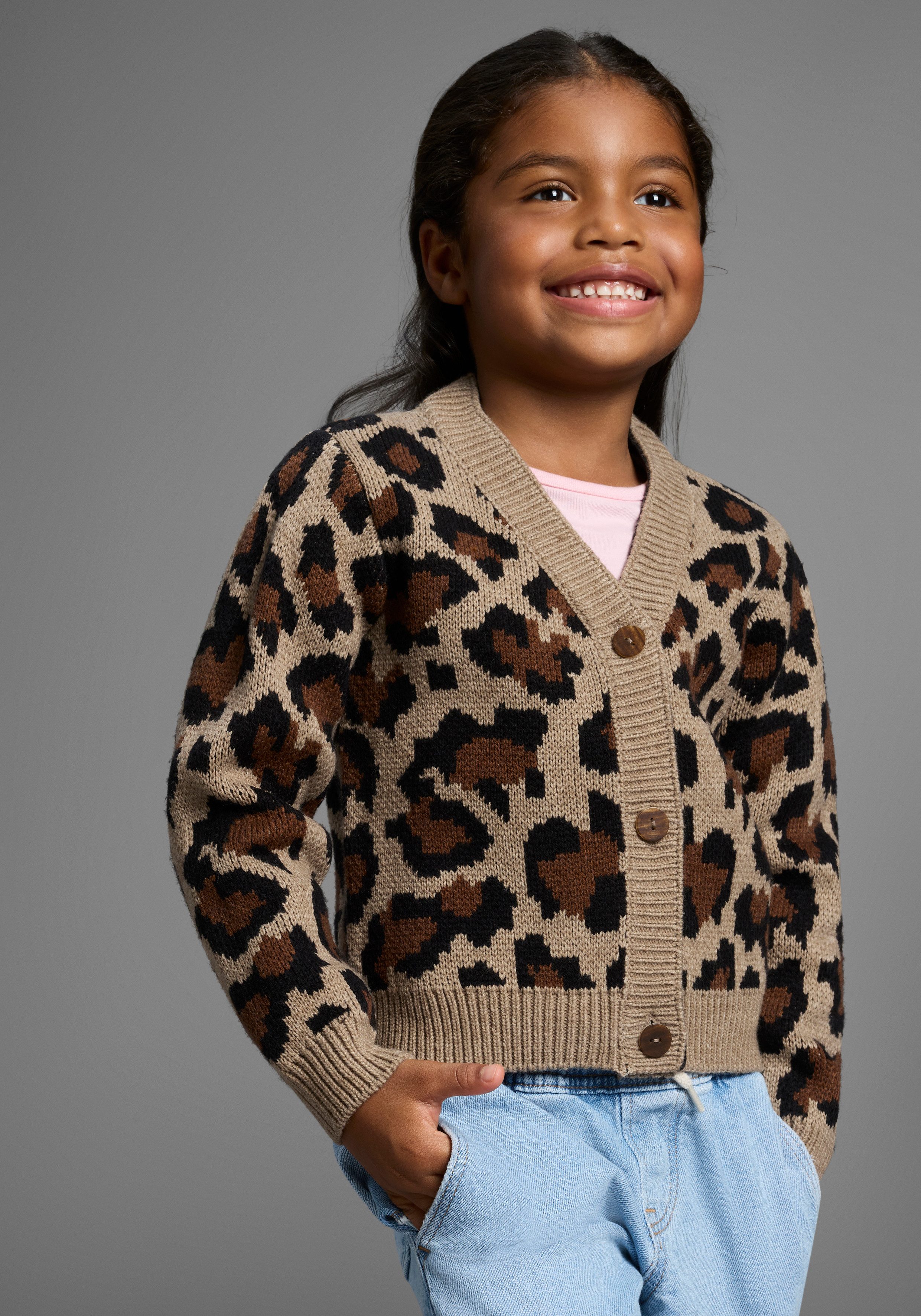 KIDSWORLD Vest met luipaardprint