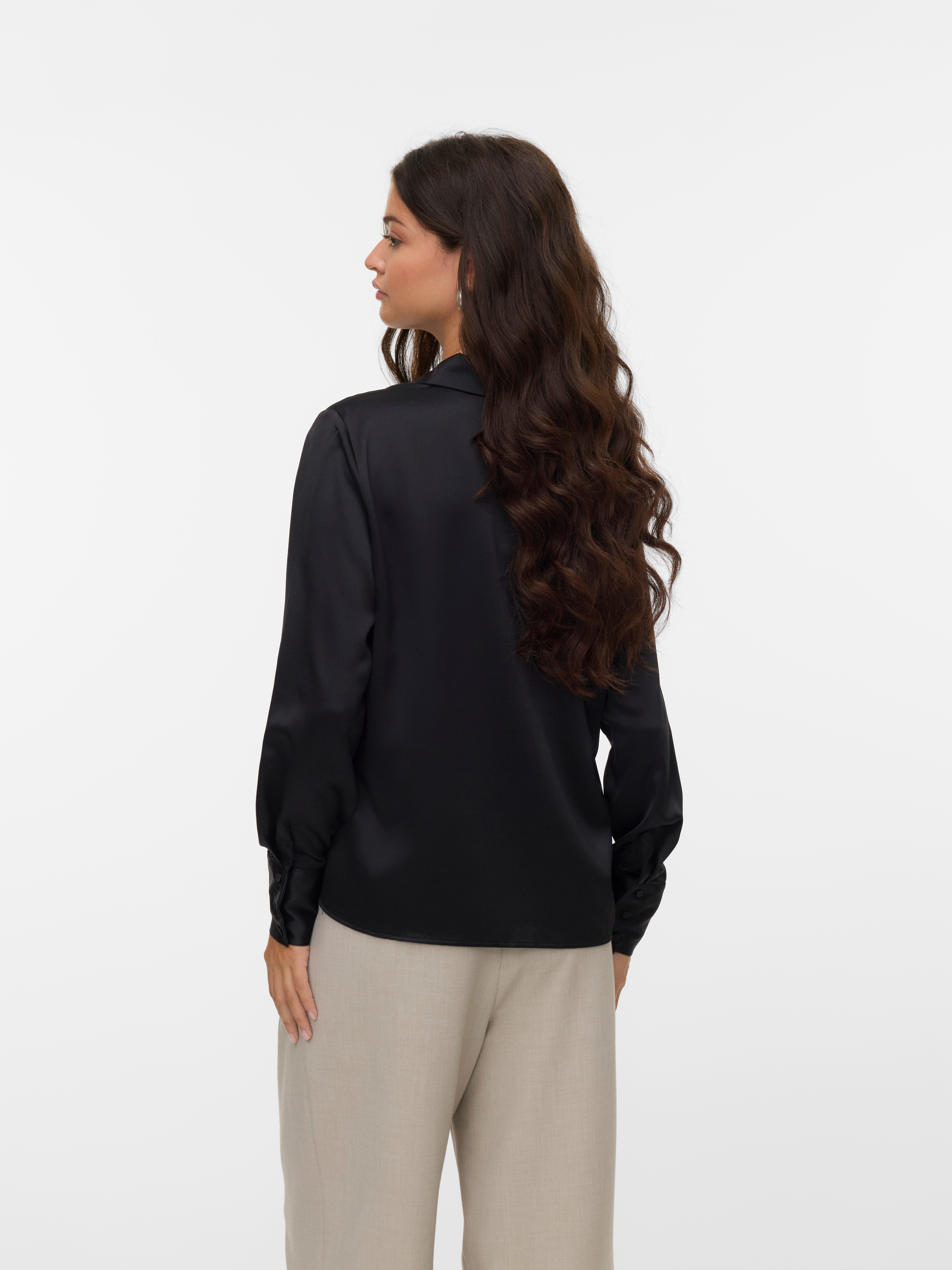 Vero Moda Blouse met lange mouwen VMMERLE LS SHIRT WVN GA NOOS