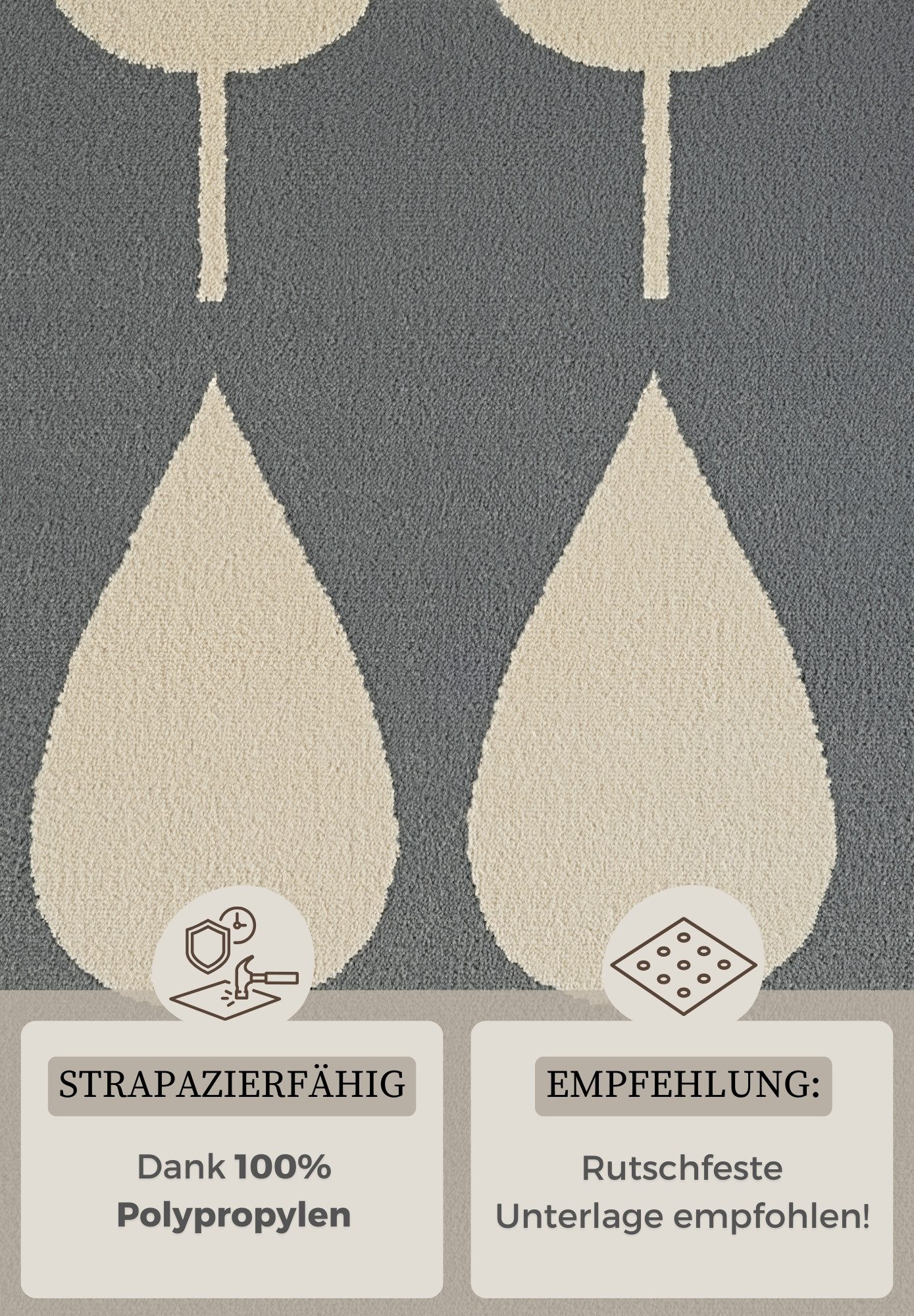 HANSE Home Kindervloerkleed Lovely Leaves Speeltapijt, stevig, kinderkamer, kortpolig, speelondergrond