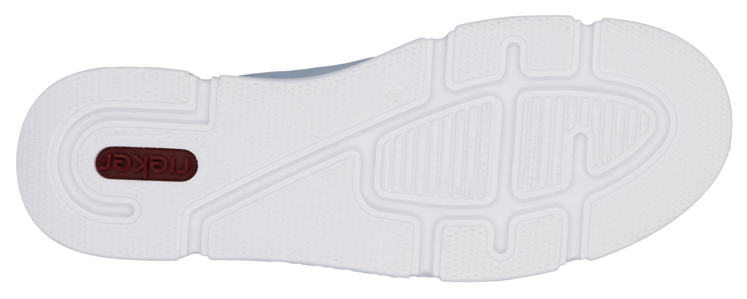 Rieker Slip-on sneakers met buitenrits, vrijetijdsschoen, lage schoen, instapschoen