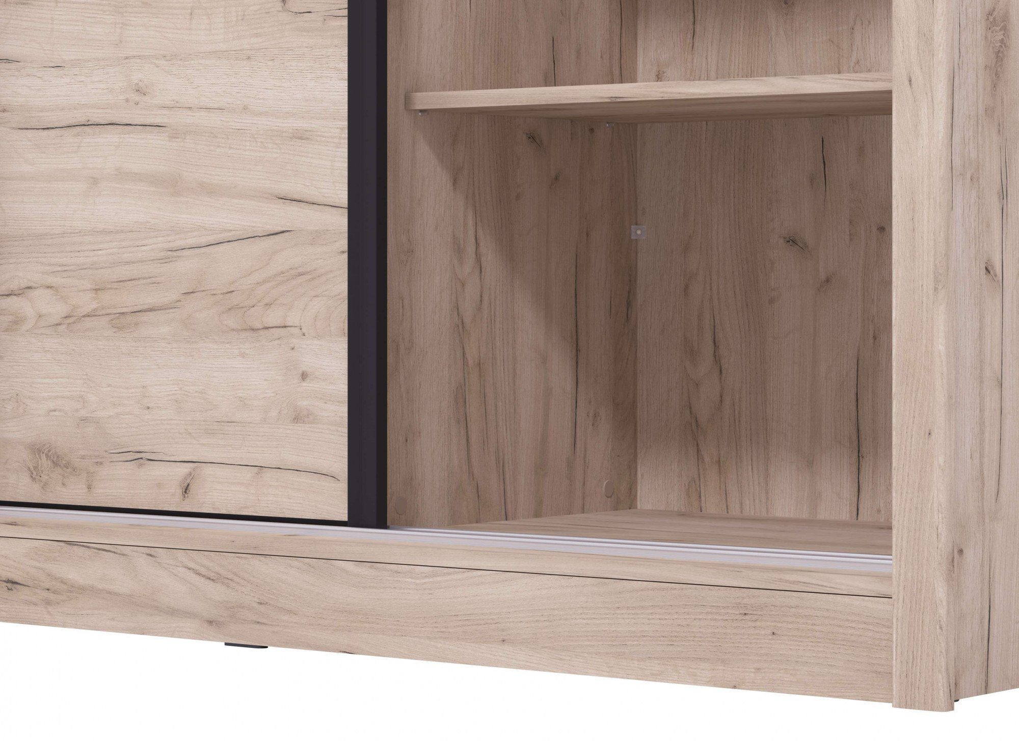 INOSIGN Schuifdeurkast Navara kledingkast met spiegel linnenkast garderobe Kledingkast met spiegel, FSC®-gecertificeerd, 242,5x215,5x61cm