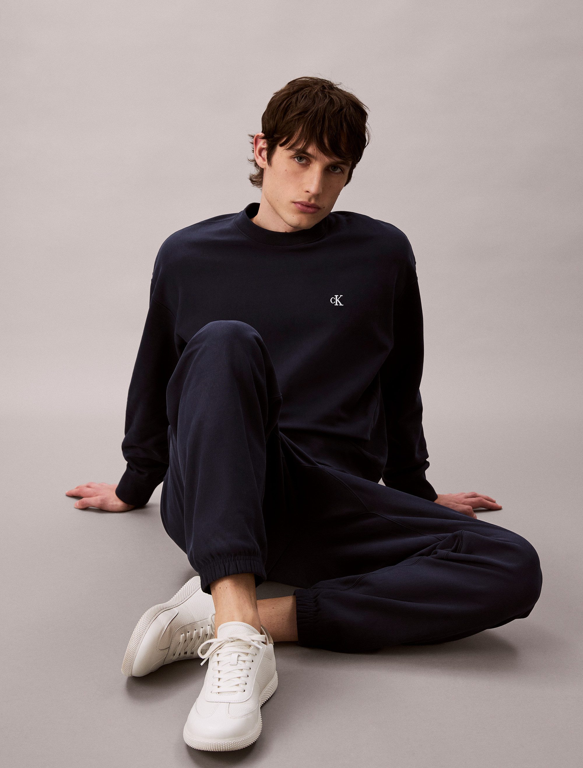 Calvin Klein Sweatbroek PREMIUM TERRY MONOGRAM JOGGER