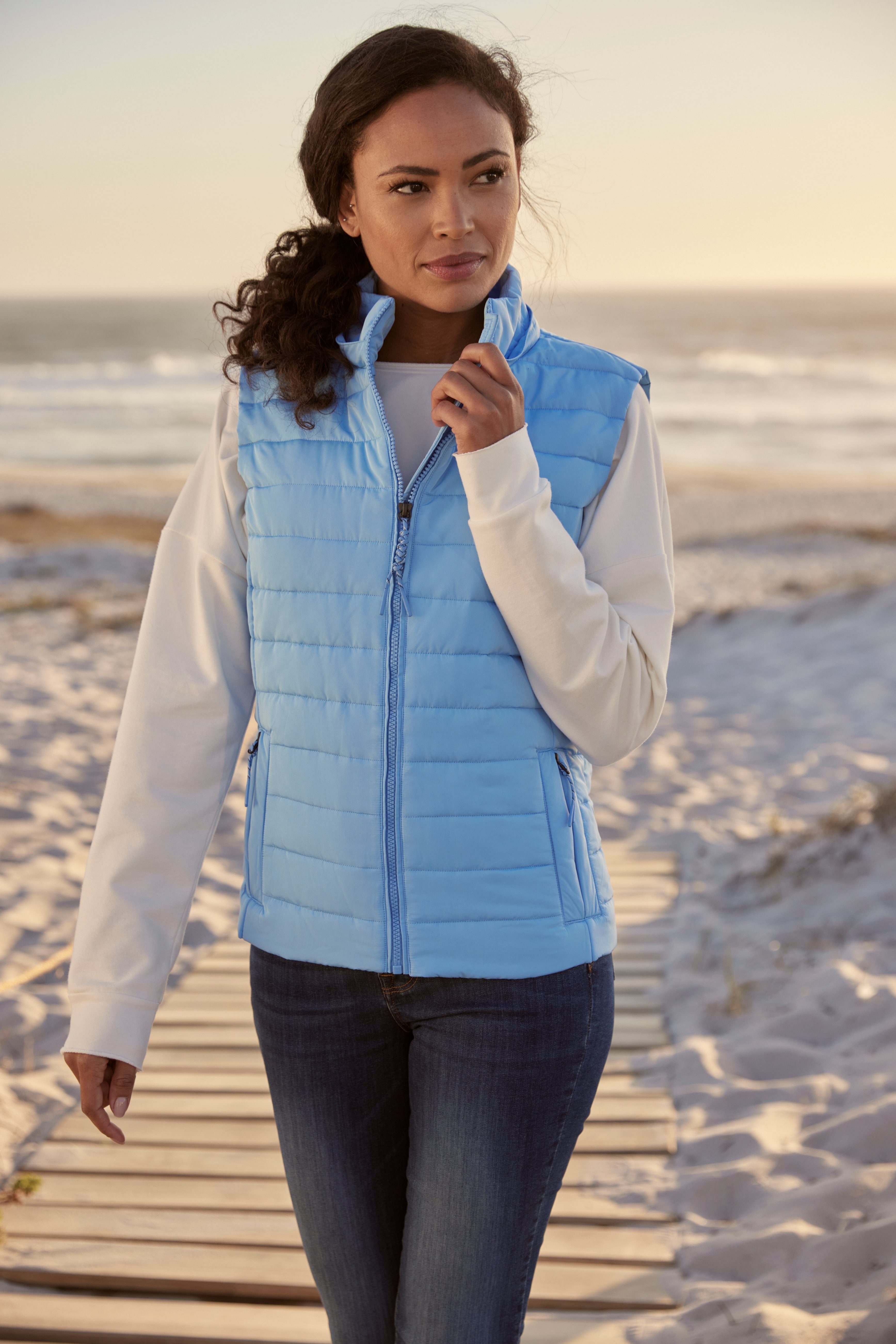 Elbsand Bodywarmer met afneembare capuchon