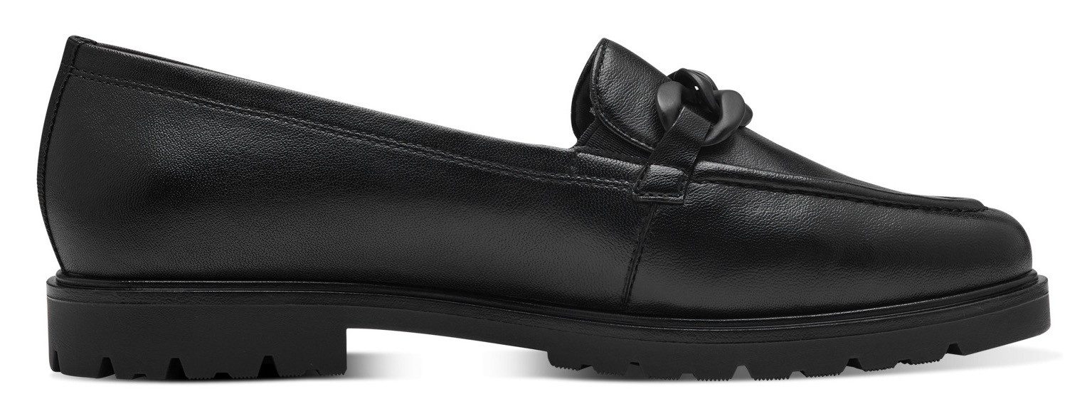 Tamaris Instappers loafer, lage schoen, instapschoen met elegante sierketting