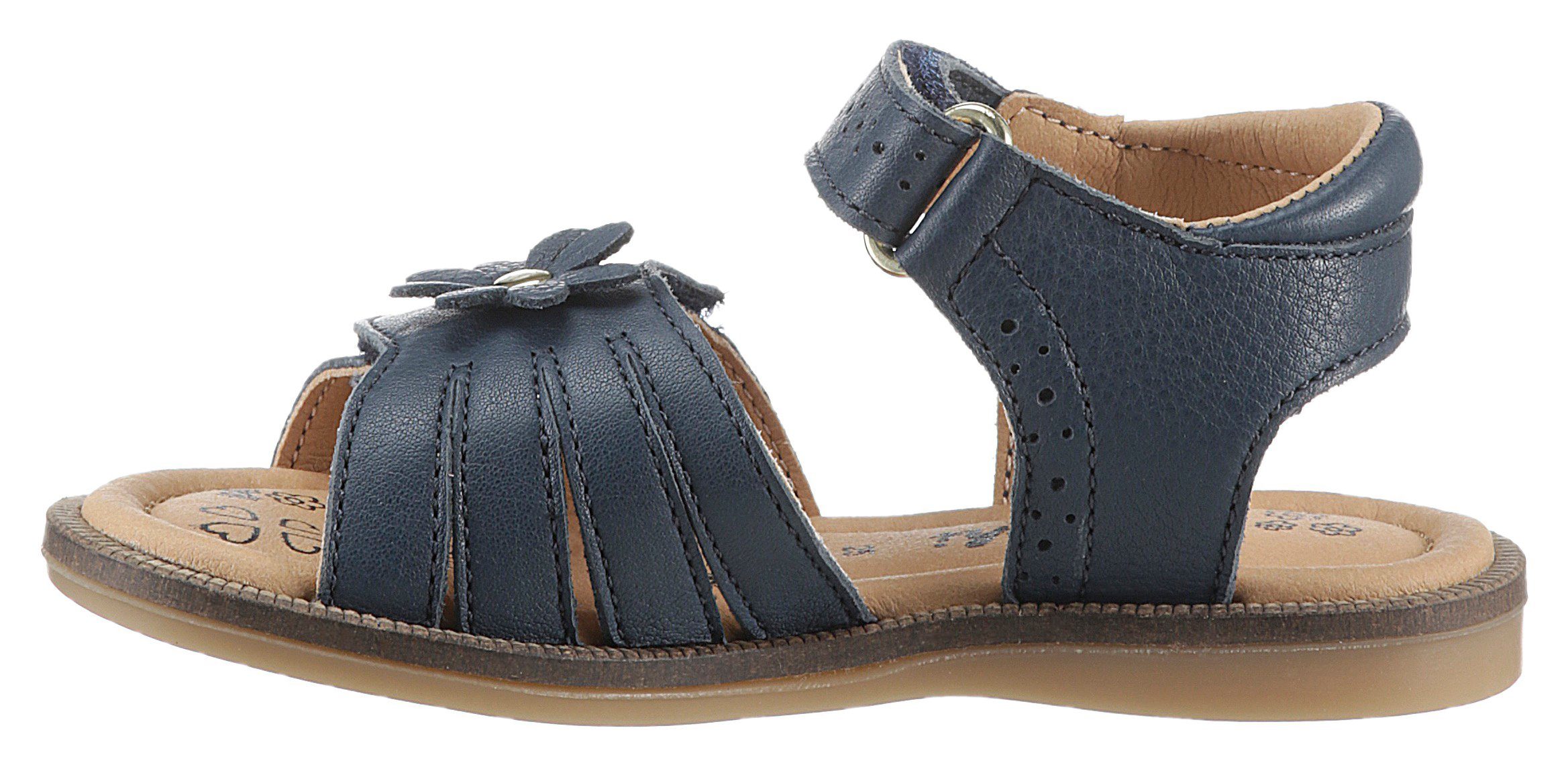 Lurchi Sandalen Carmen Klittenbandschoen, sandaaltje met bloem, maat sjabloon te downloaden