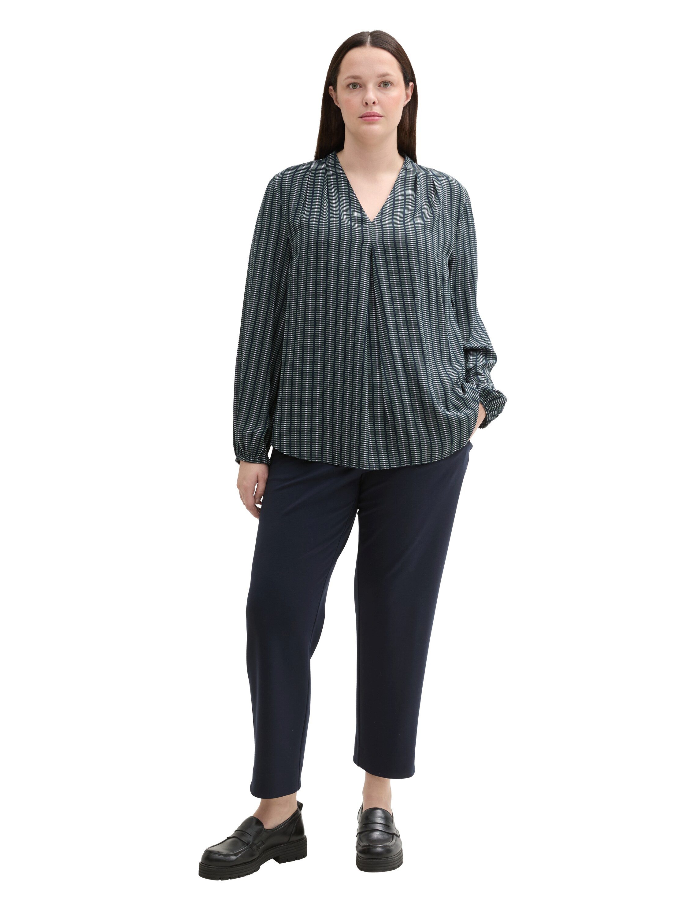 TOM TAILOR MY TRUE ME Blouse met lange mouwen met patroon