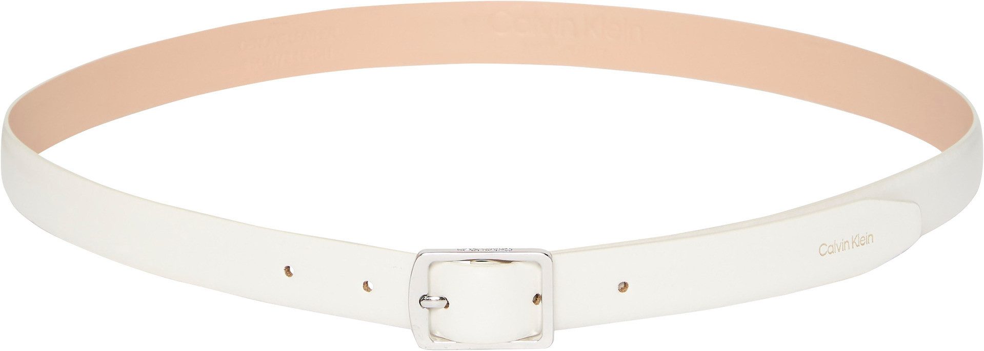 Calvin Klein Leren riem CLASSIC SQUARE BUCKLE BELT 20MM
