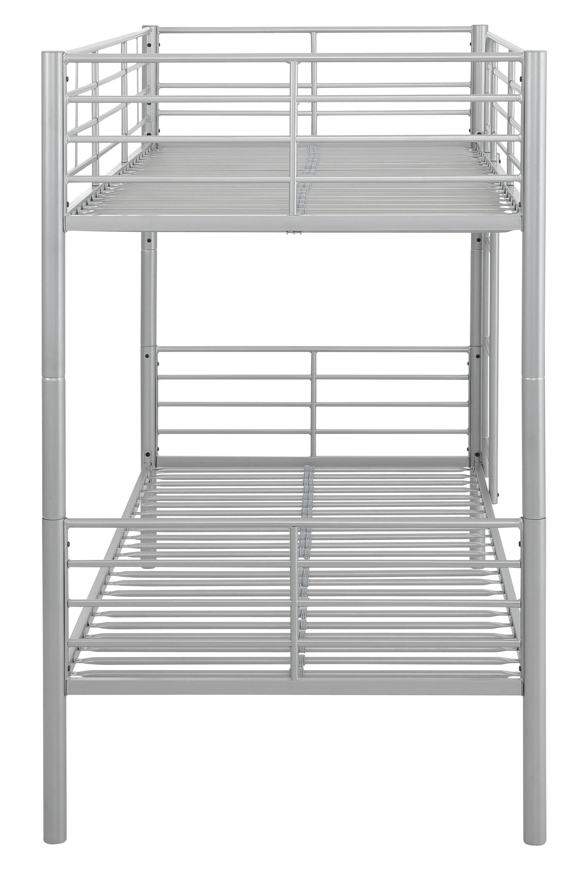 Lüttenhütt Stapelbed Hayo, draagvermogen 250 KG! Metalen bed, stapelbed perfect voor kleine ruimtes, meerdere kleuren(b/d/h) ca. 208/97/160 cm