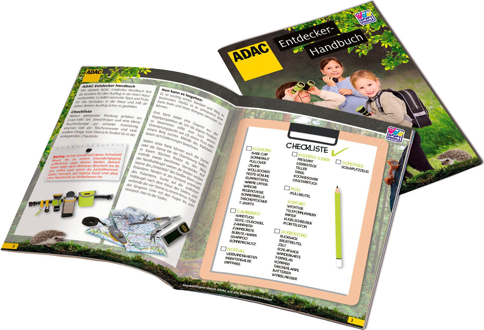 Happy People Led-koplamp ADAC