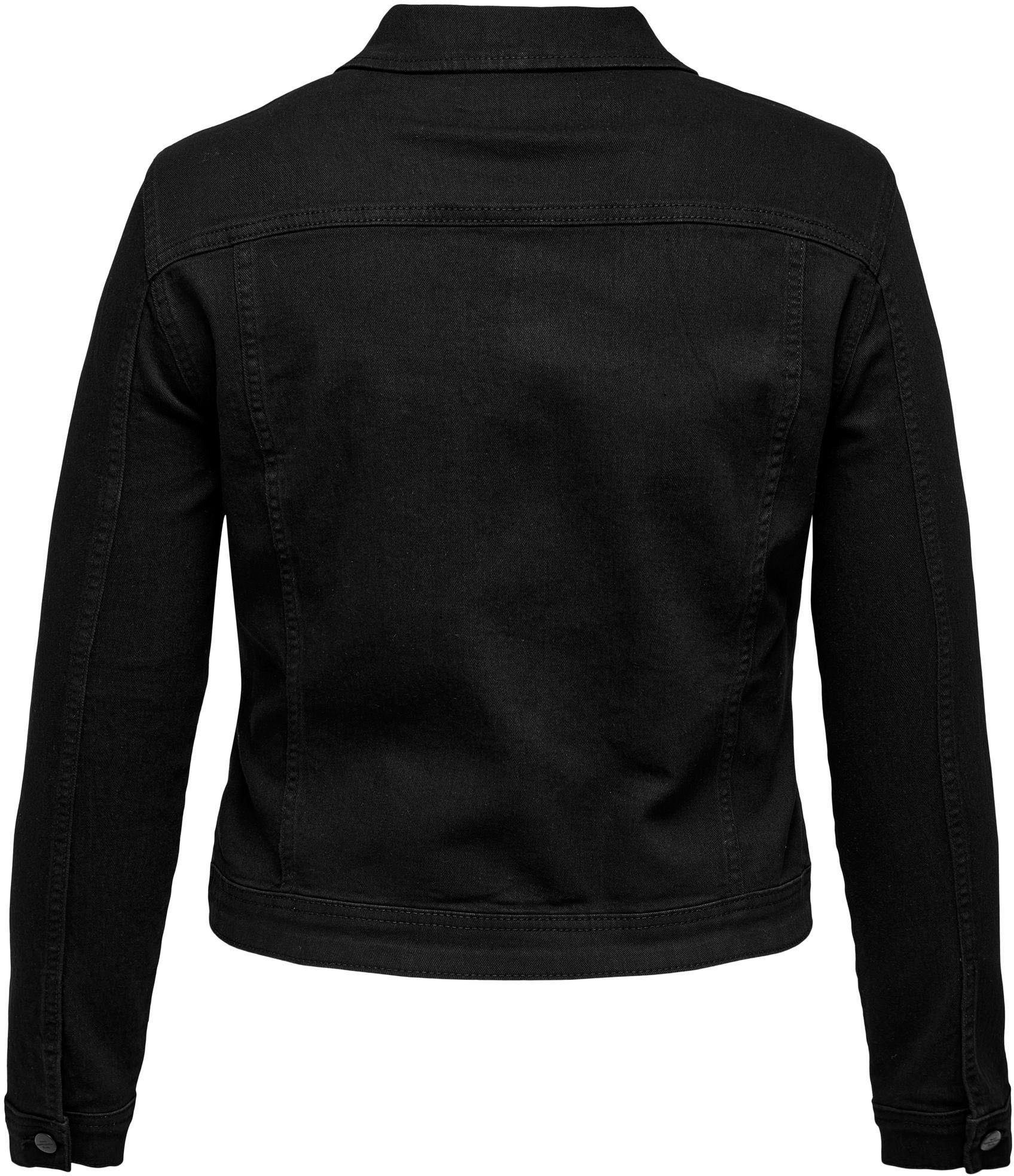 ONLY CARMAKOMA Jeansjack CARWESPA LS JACKET BLACK DNM